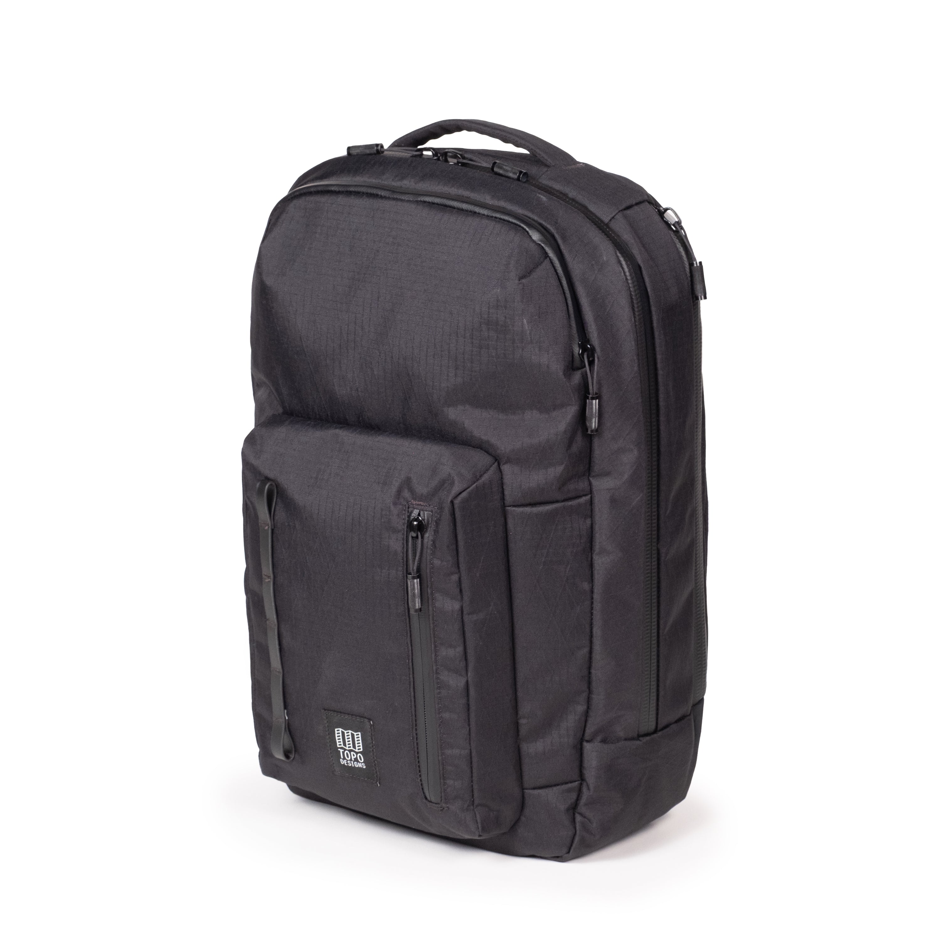 Topo Designs Global Pro Backpack in Black — front view # color_Black