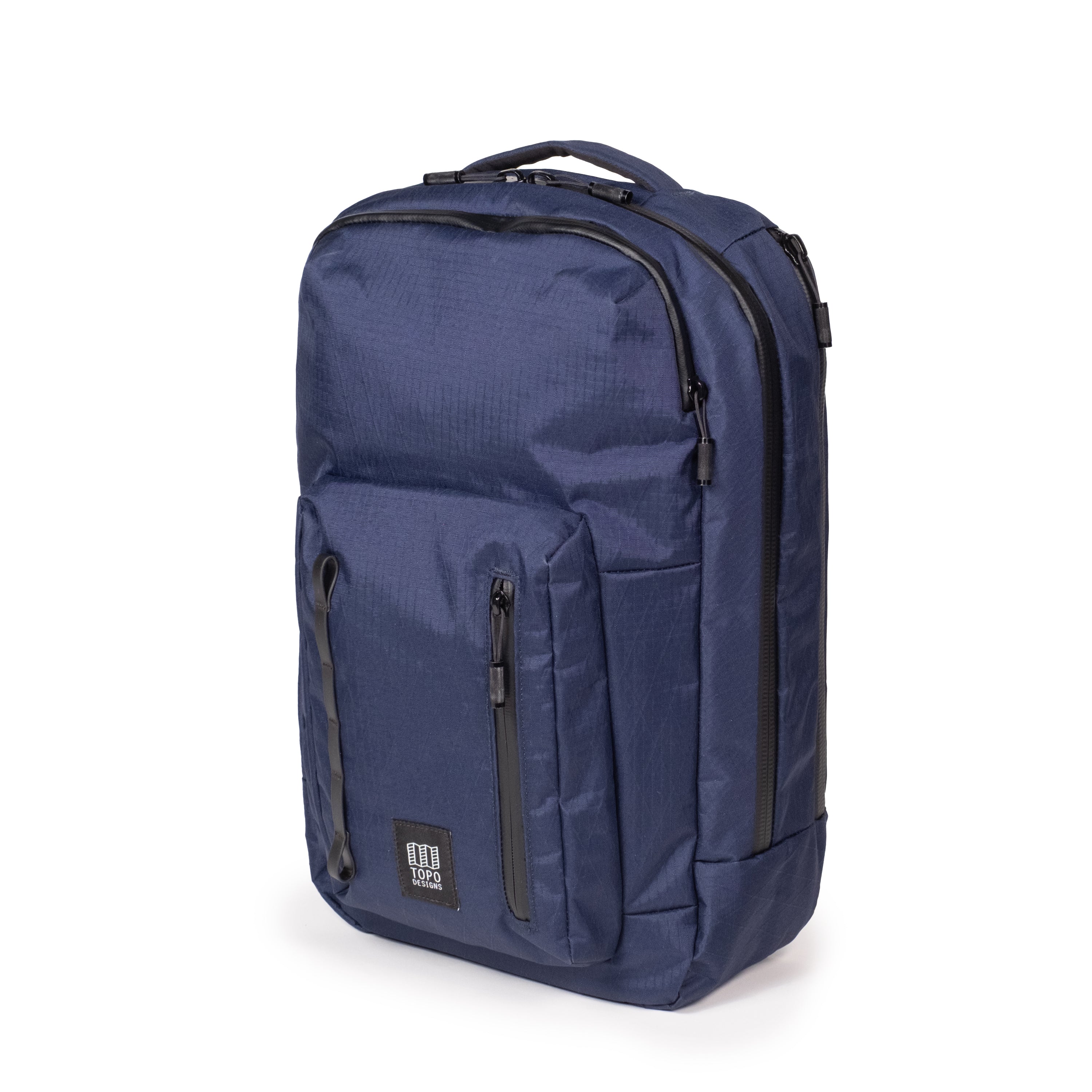 Topo Designs Global Pro Backpack in Midnight — front view # color_Midnight