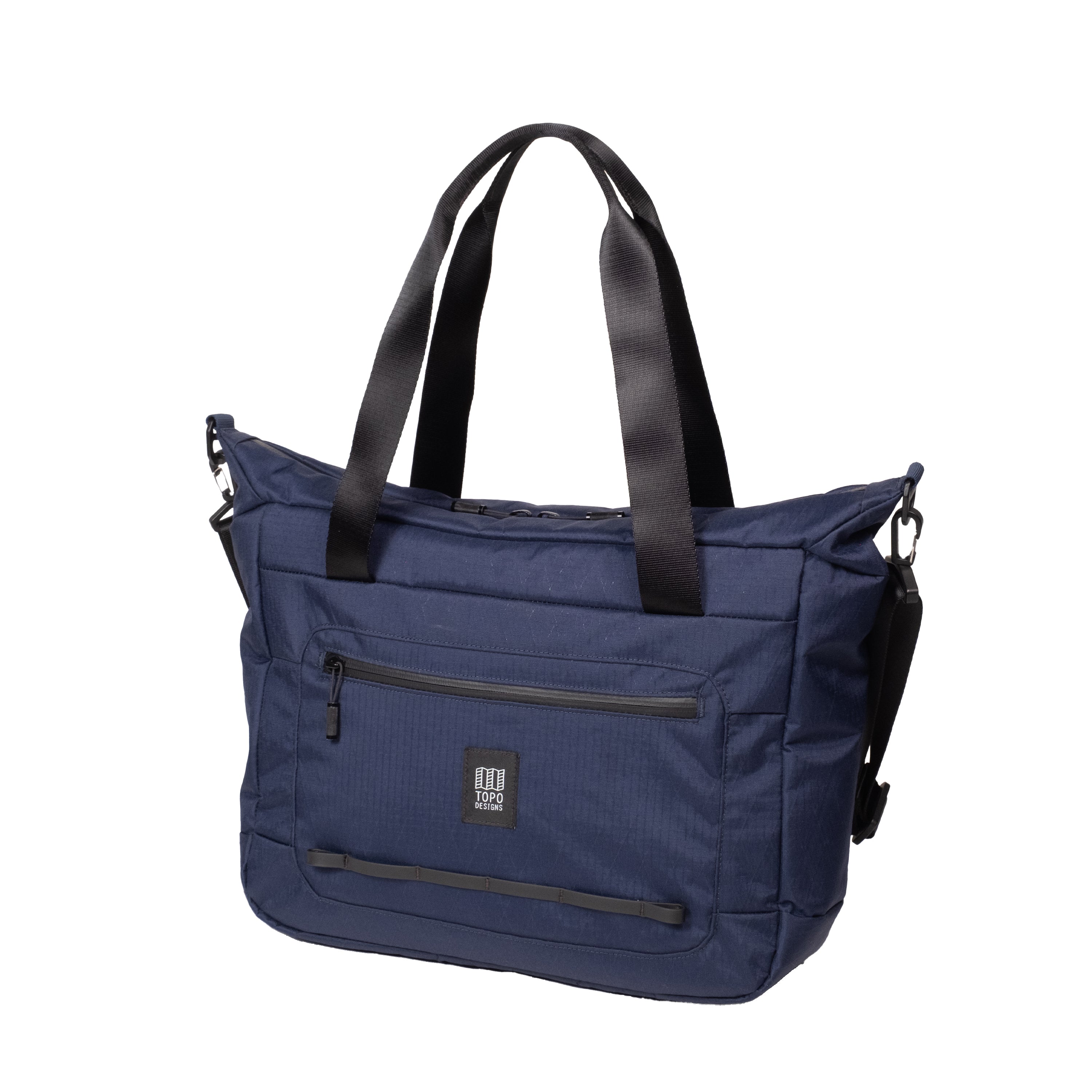 Topo Designs Global Pro Travel Tote in Midnight — front view # color_Midnight