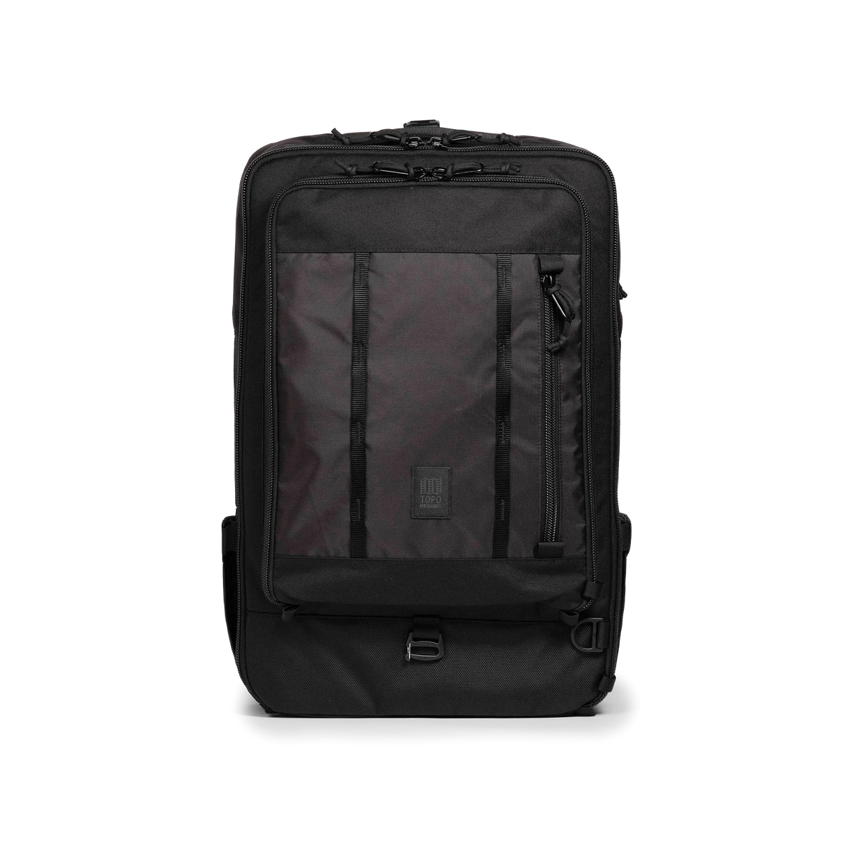 Topo Designs Global Travel Bag 40L in Black Black — angle view 2