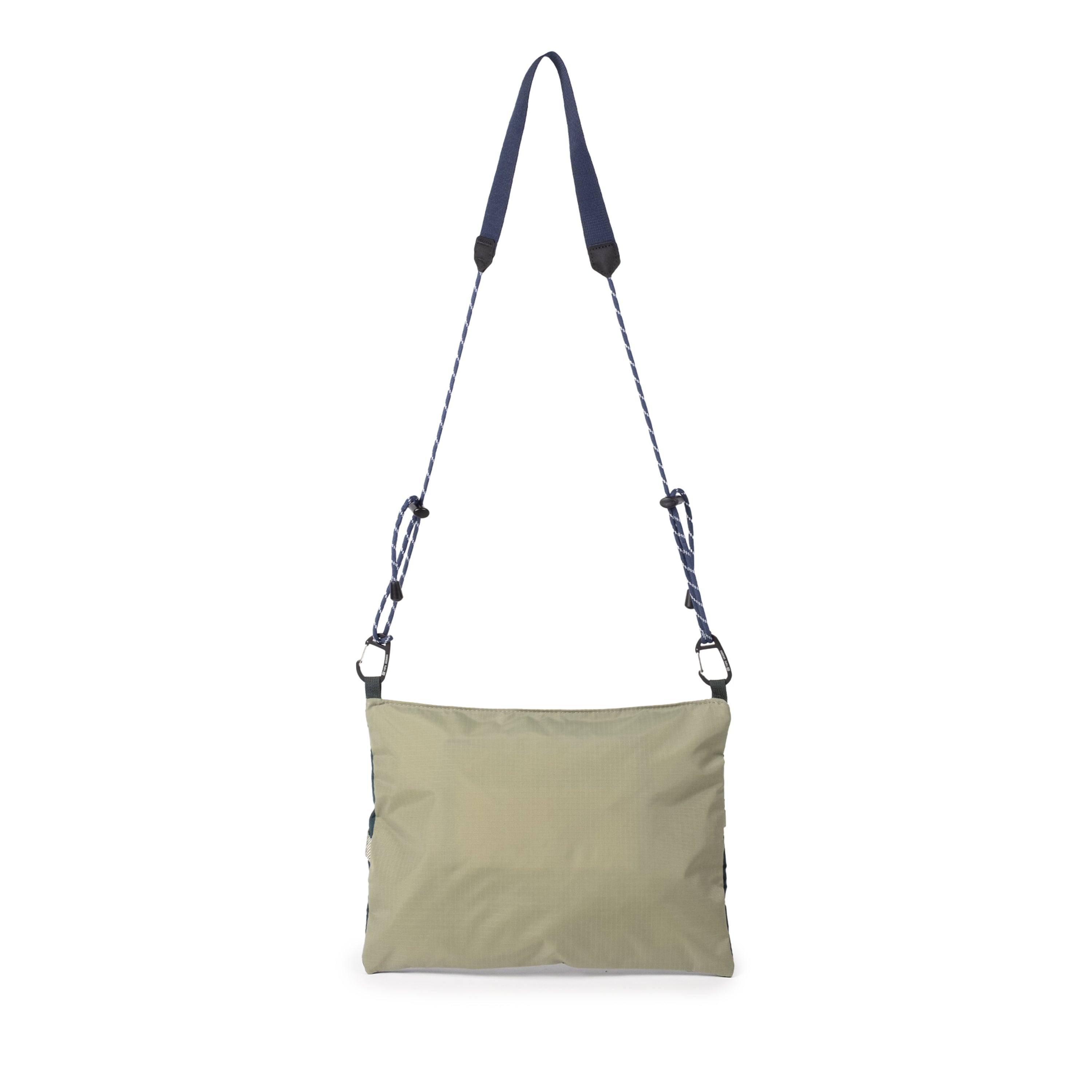 Topo Designs Mountain Accessory Shoulder Bag in Oil Green Dark Pine — back view # color_Oil Green Dark Pine