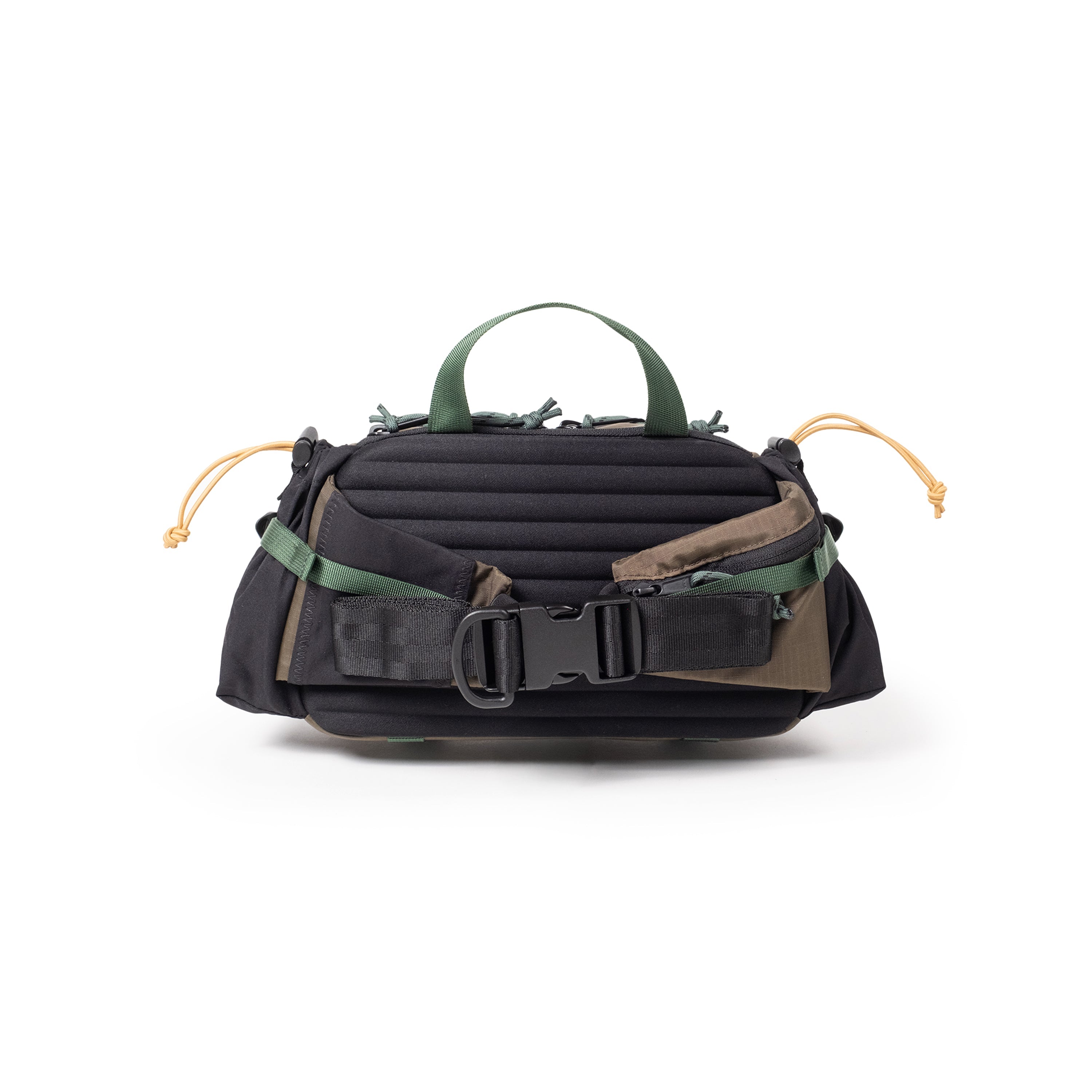 Topo Designs Mountain Hydro Hip Pack in Woodland Terracotta — back view # color_Woodland Terracotta
