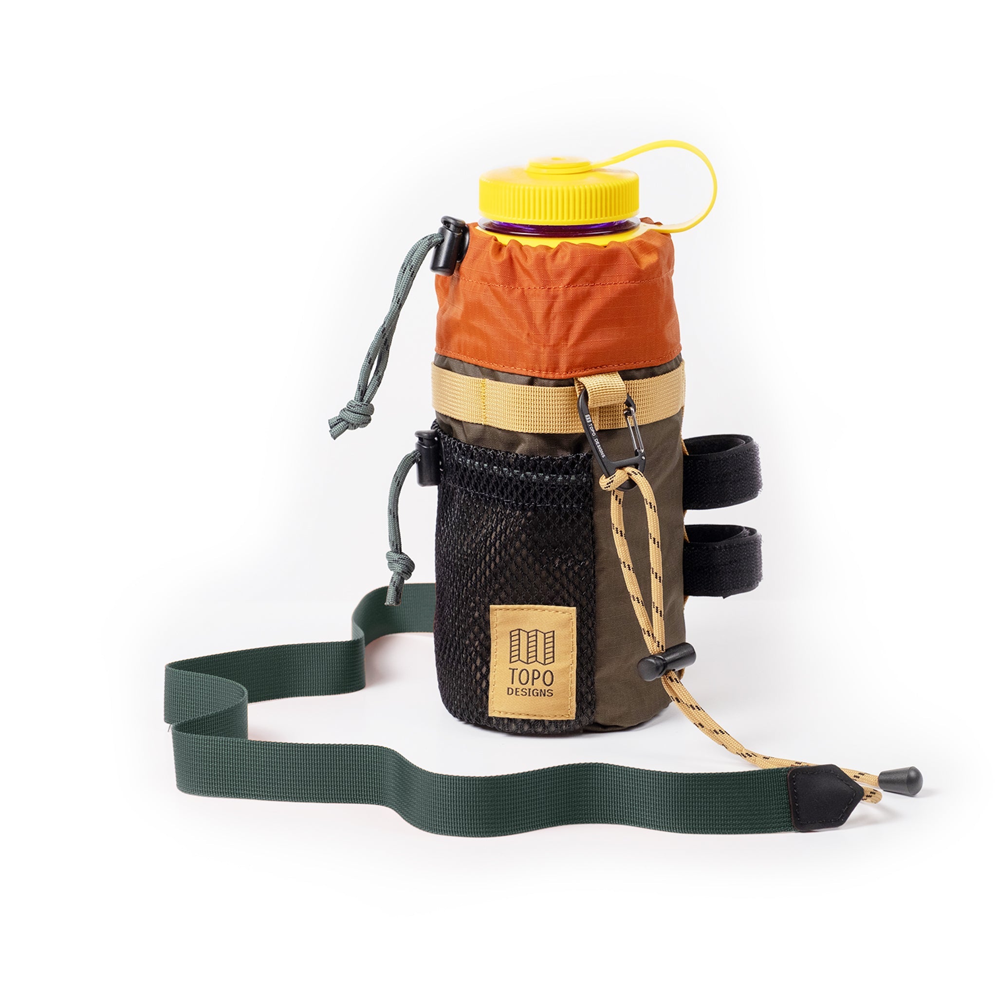 Topo Designs Mountain Hydro Sling in Woodland Terracotta — front view # color_Woodland Terracotta