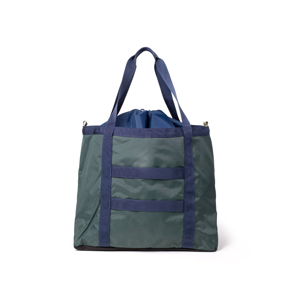 Topo Designs Mountain Utility Tote in Forest Bone White — back view # color_Forest Bone White