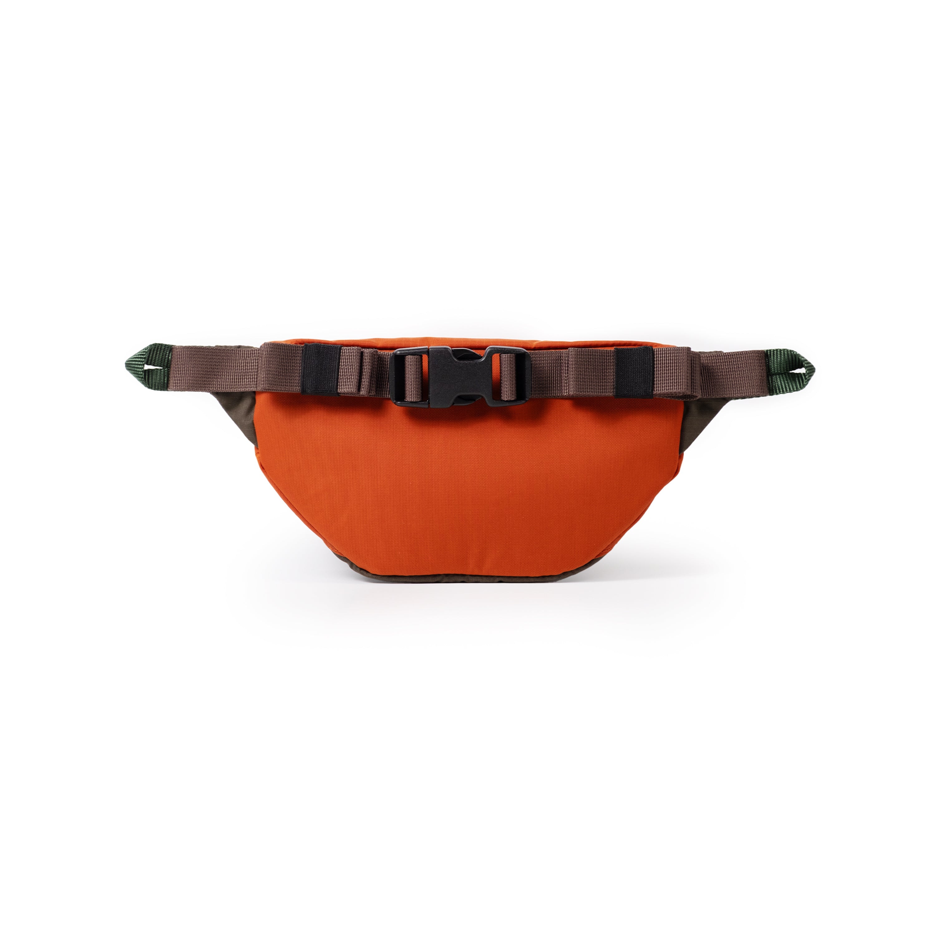 Topo Designs Mountain Waist Pack in Woodland Terracotta — back view # color_Woodland Terracotta