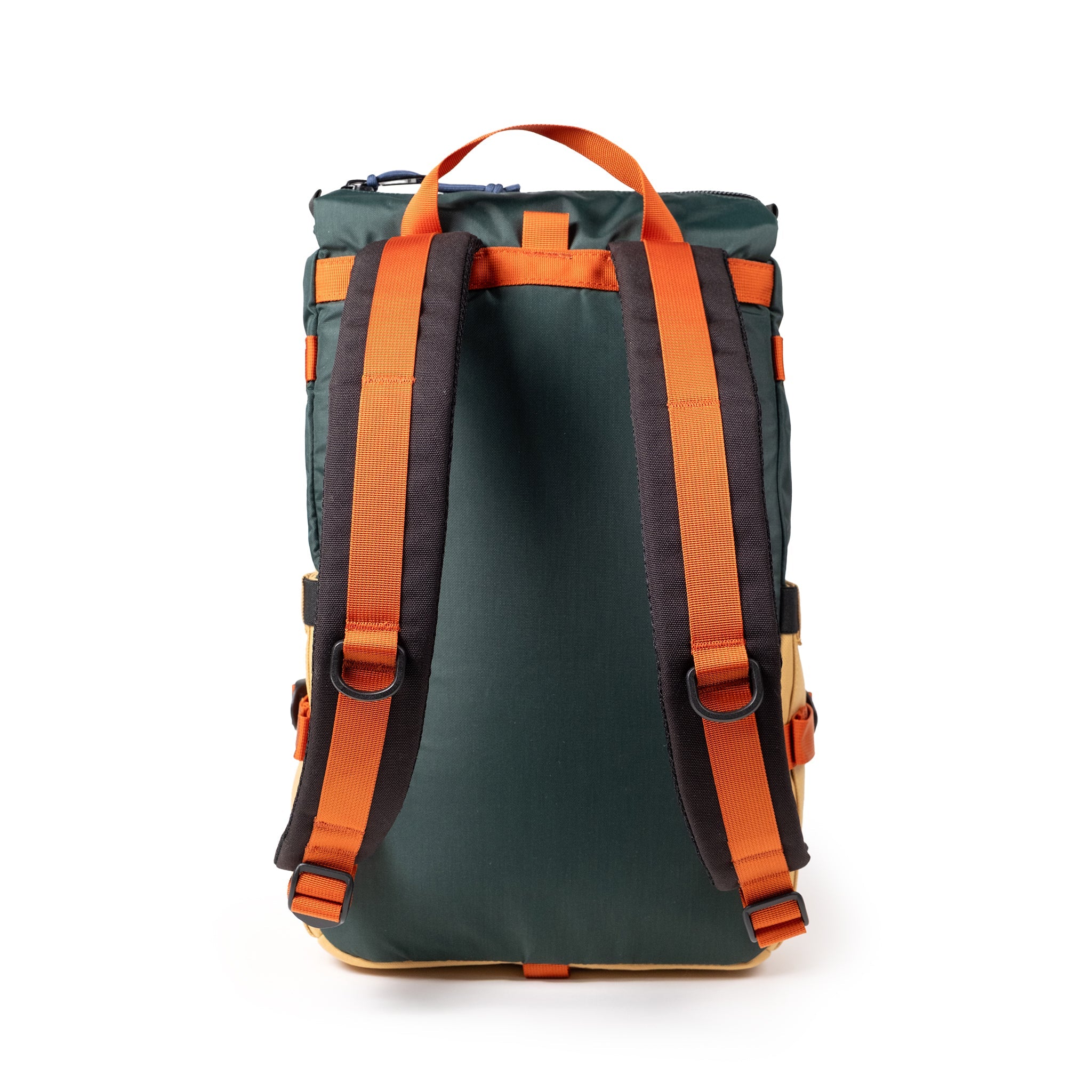 Topo Designs Rover Pack Classic in Forest Goldenrod — back view # color_Forest Goldenrod