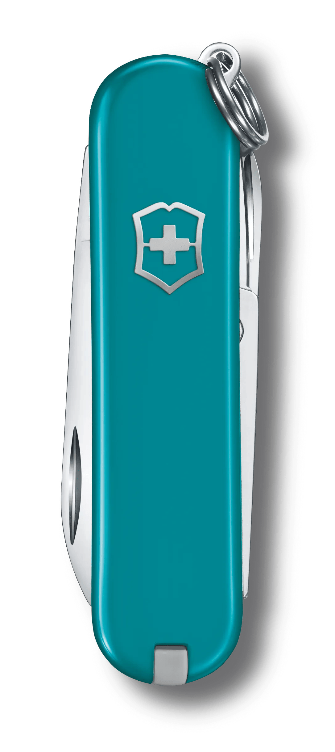 Victorinox Classic SD Swiss Army Knife in Turquoise — front view
