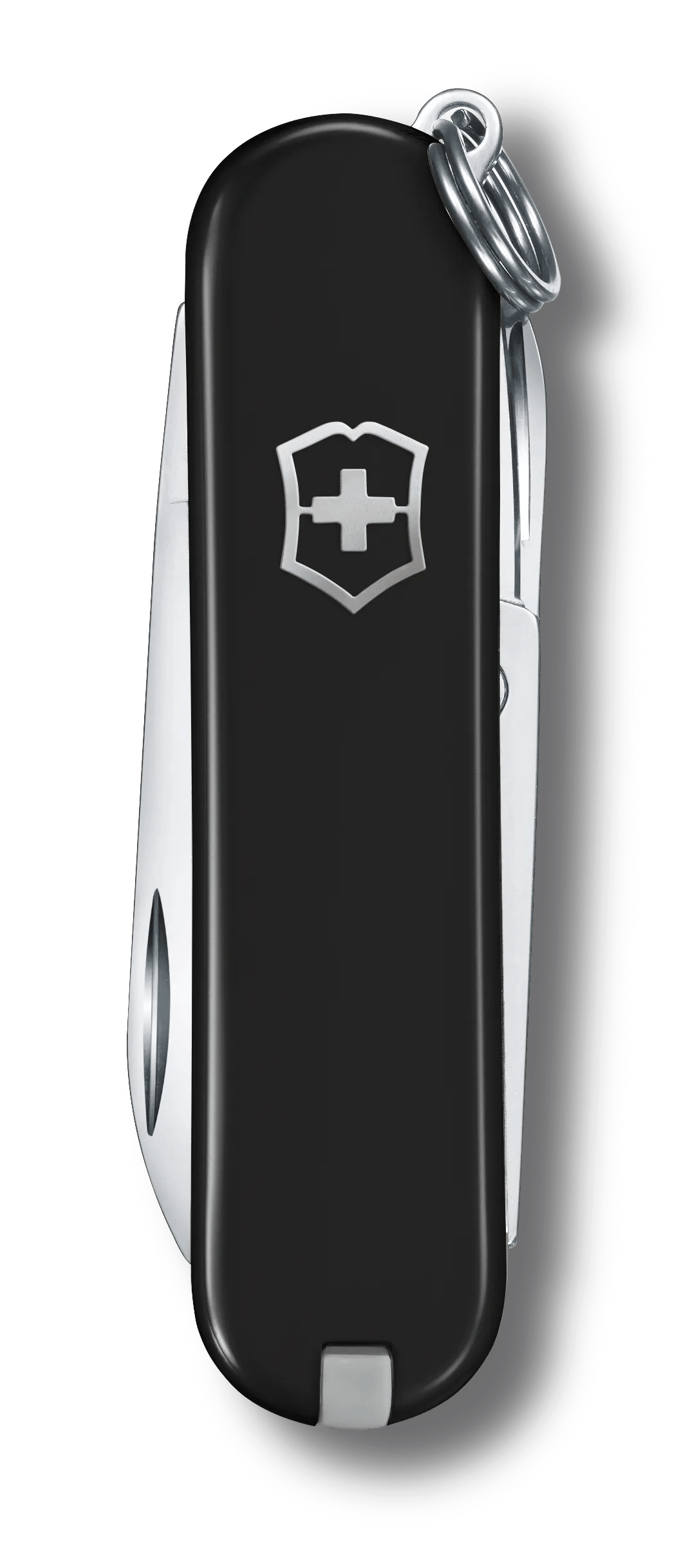 Victorinox Classic SD Swiss Army Knife in Black — front view
