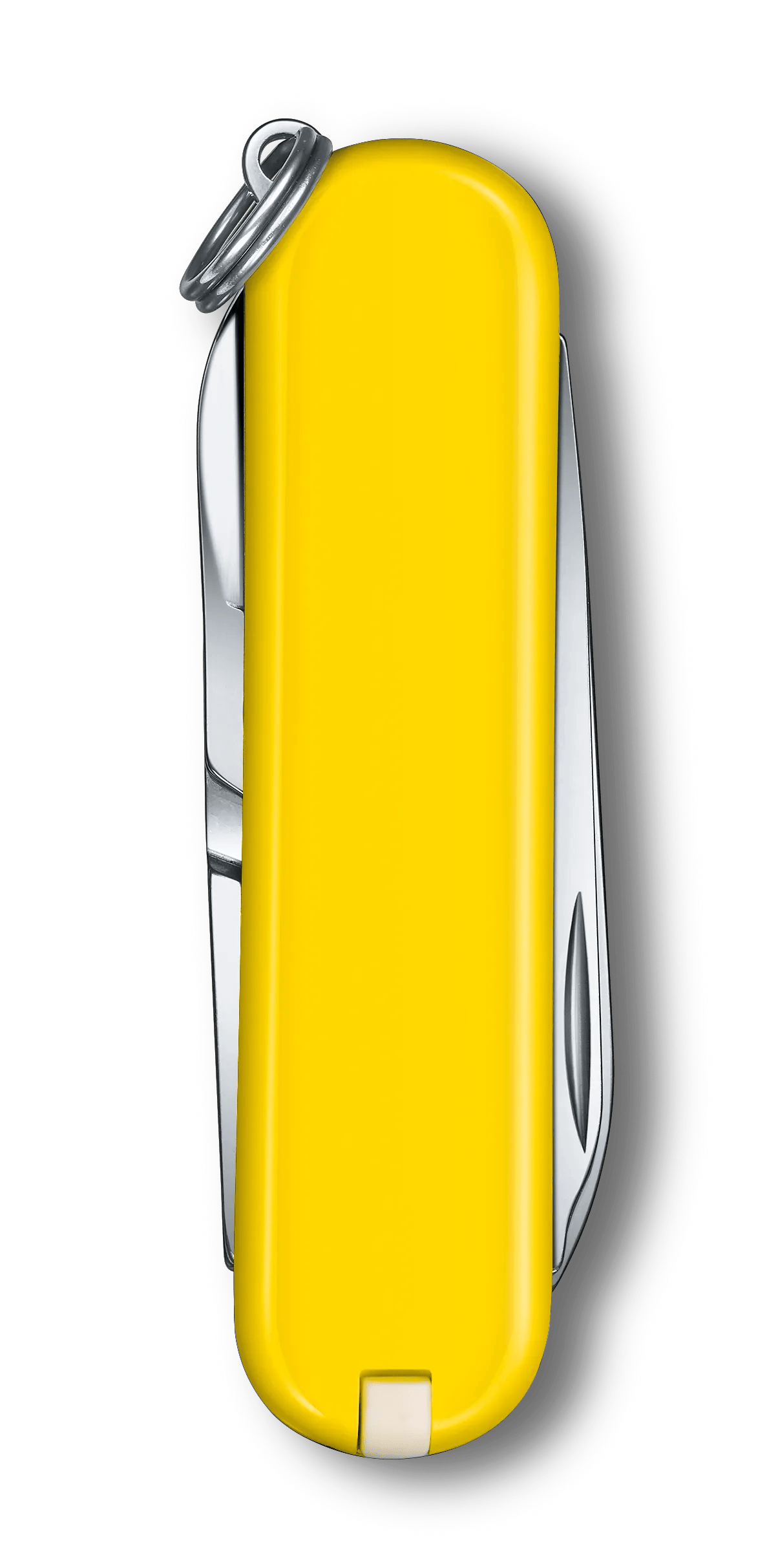 Victorinox Classic SD Swiss Army Knife in Yellow — back view