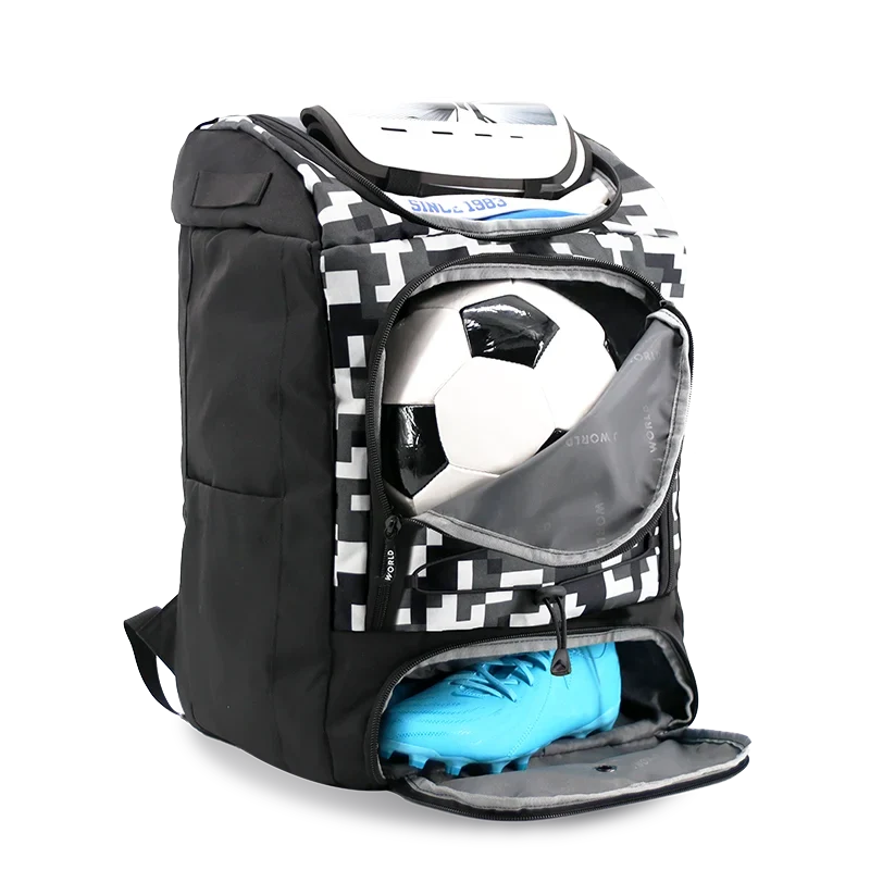 J World Athlete Multi-Sports Backpack in Camo — interior view # color_Camo