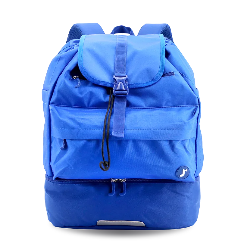 J World Ace Racket Sports Backpack for Tennis & Pickleball in Navy — front view # color_Navy