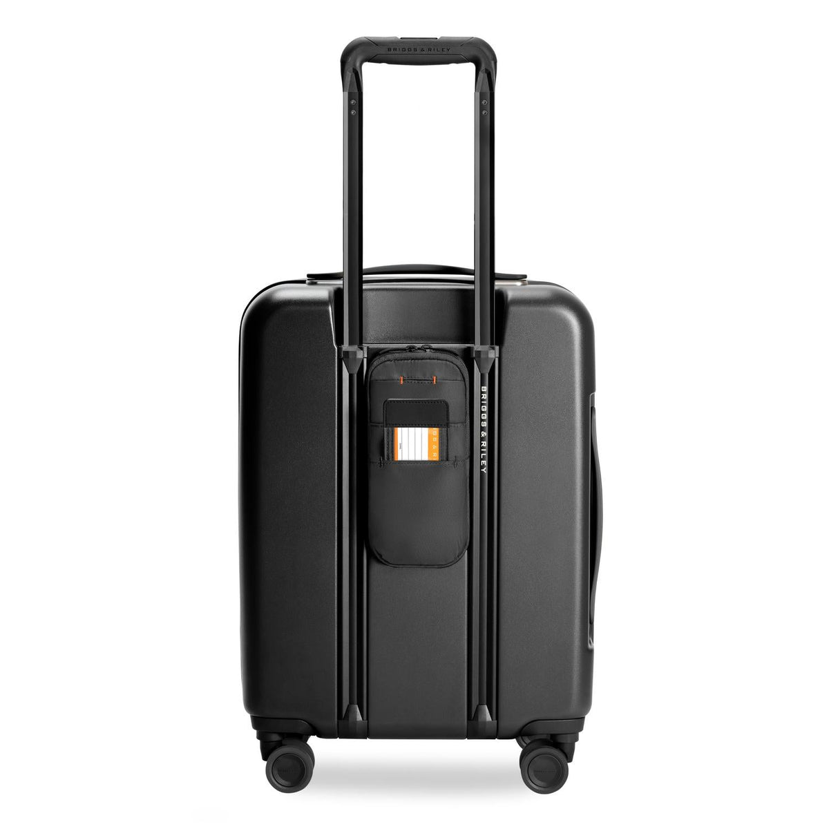Briggs & Riley Sympatico Global 21" Carry-On Expandable Spinner in Black — back view 2