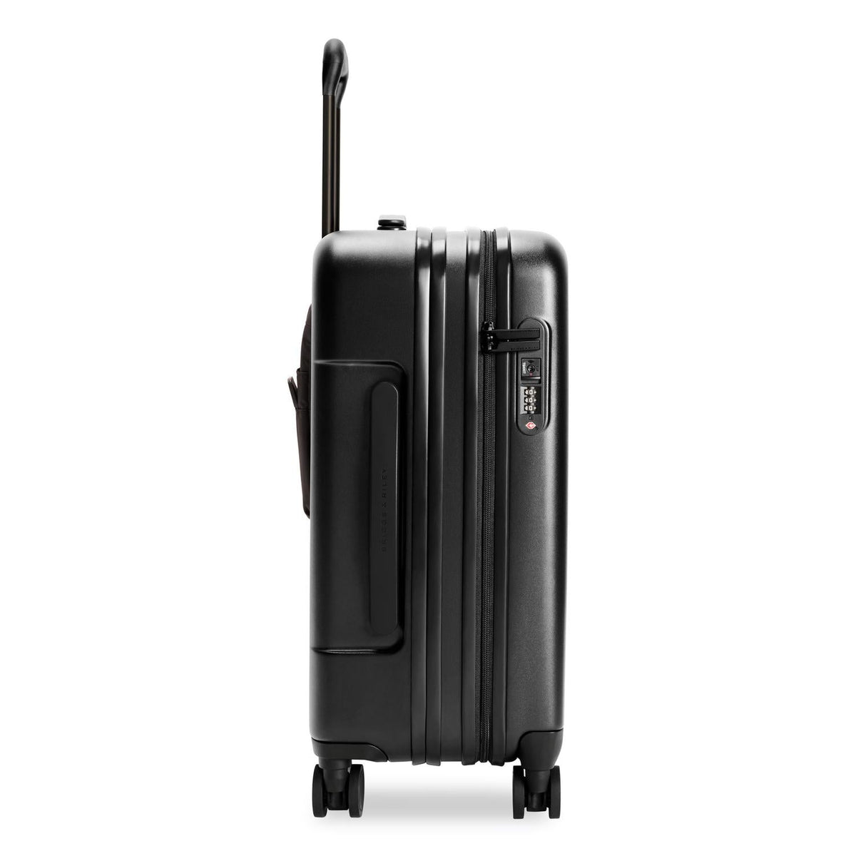 Briggs & Riley Sympatico Essential 22" Carry-On Expandable Spinner in Black — angle view 3