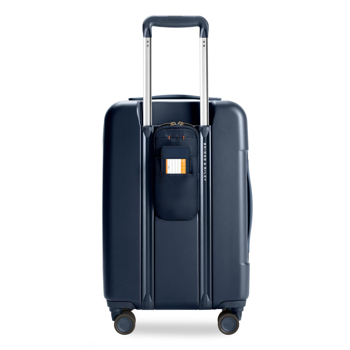 Briggs & Riley Sympatico Essential 22" Carry-On Expandable Spinner in Navy — back view 3