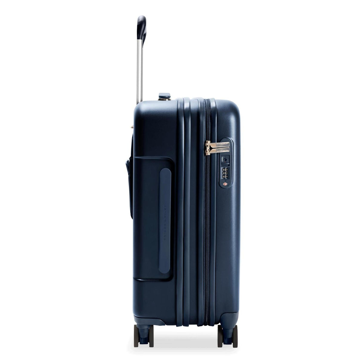 Briggs & Riley Sympatico Essential 22" Carry-On Expandable Spinner in Navy — angle view 2
