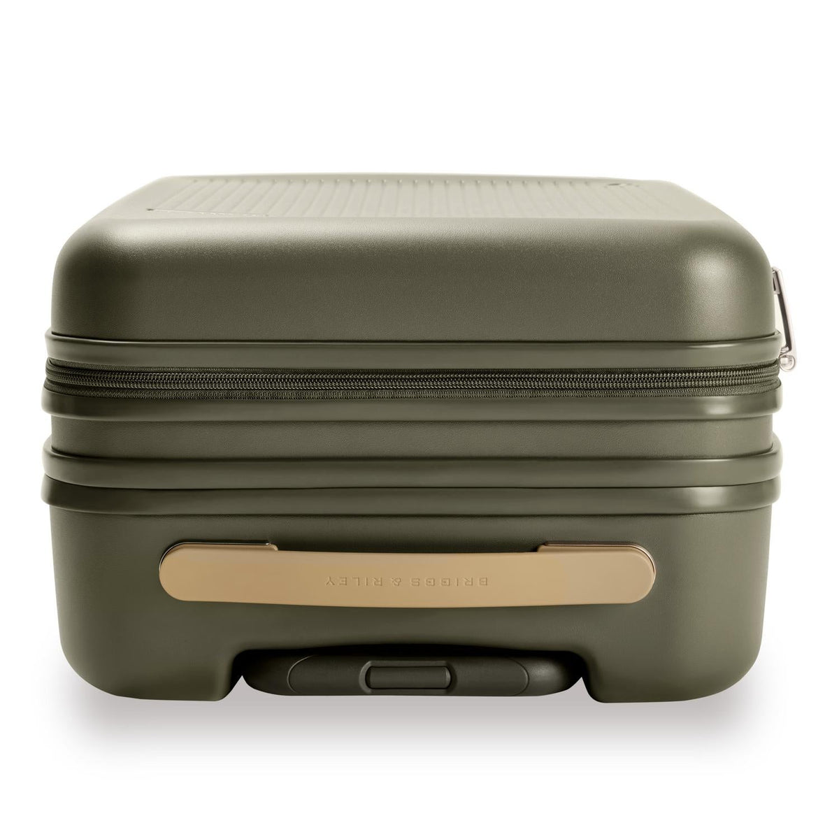 Briggs & Riley Sympatico Essential 22" Carry-On Expandable Spinner in Olive — detail view