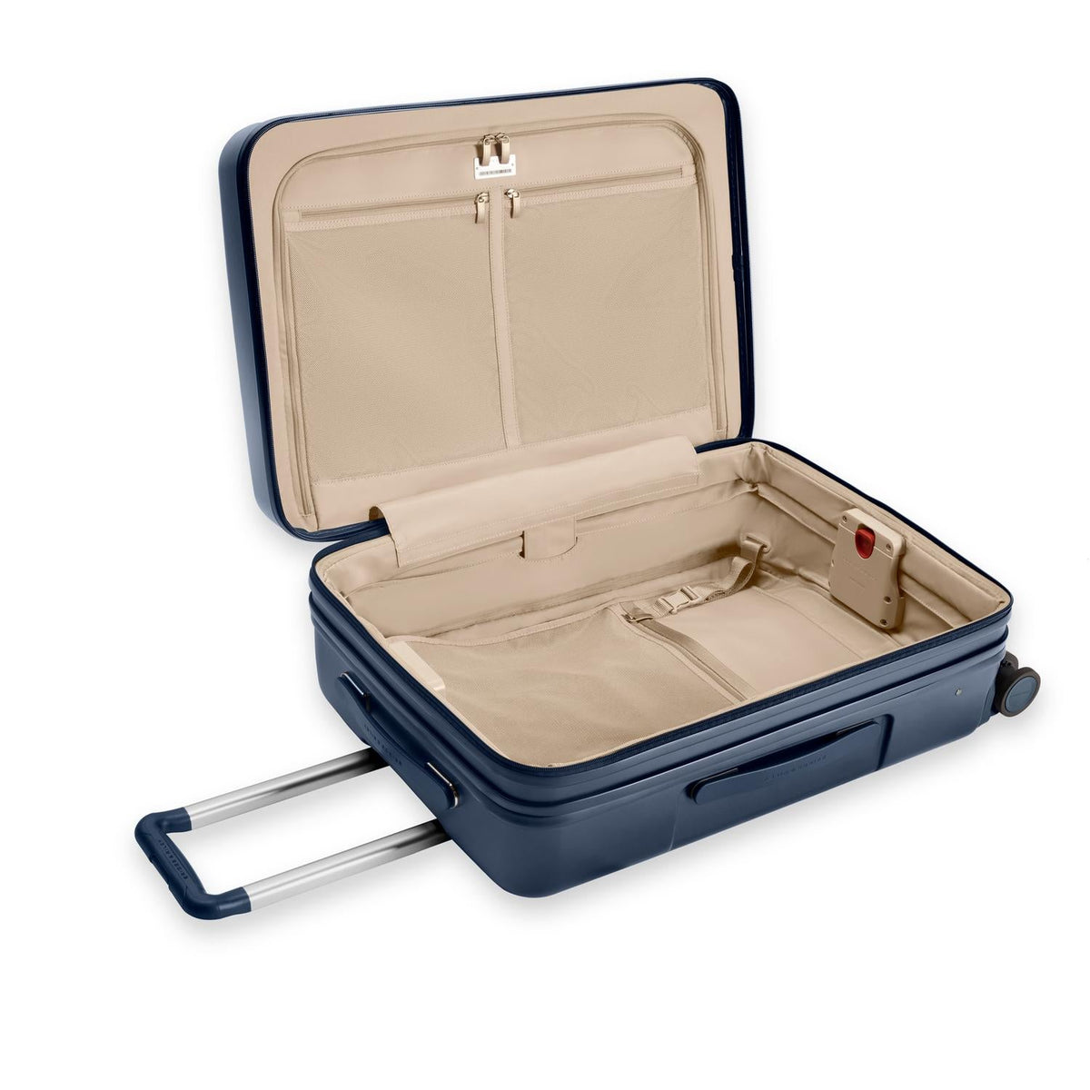 Briggs & Riley Sympatico Medium Expandable Spinner in Navy — interior view 2