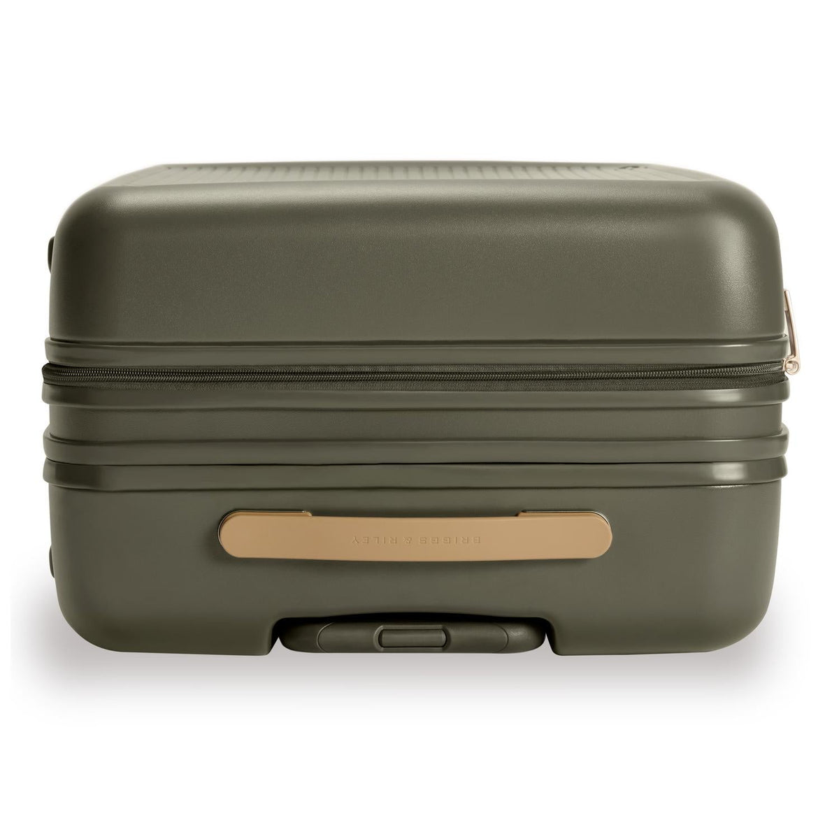 Briggs & Riley Sympatico Medium Expandable Spinner in Olive — detail view