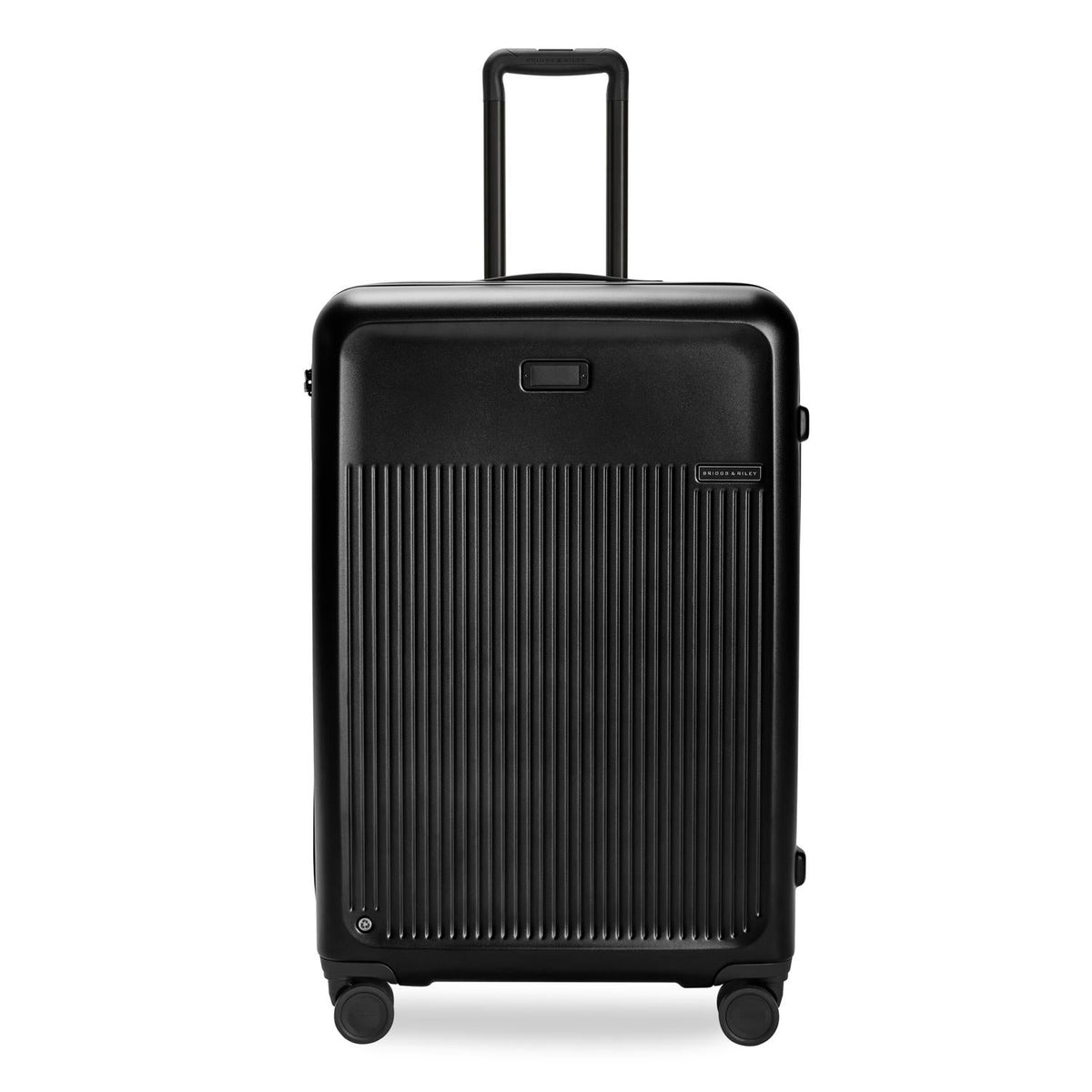 Briggs & Riley Sympatico Large Expandable Spinner in Black — front view