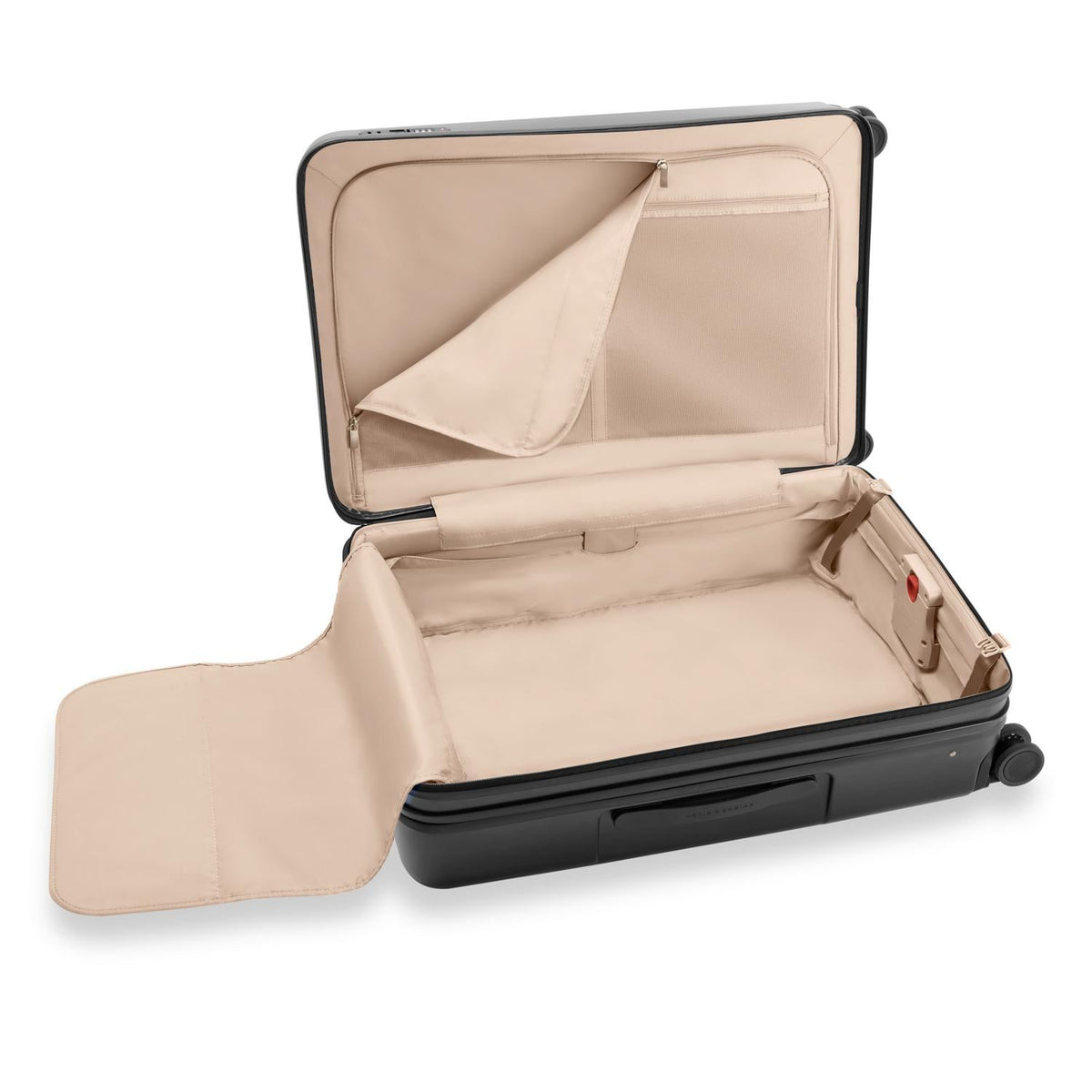 Briggs & Riley Sympatico Large Expandable Spinner in Black — interior view