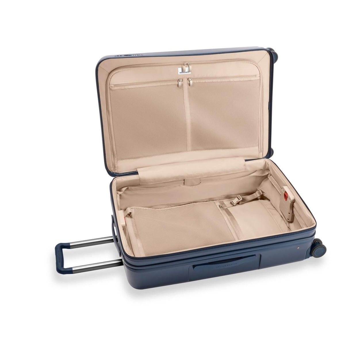 Briggs & Riley Sympatico Large Expandable Spinner in Navy — interior view 2