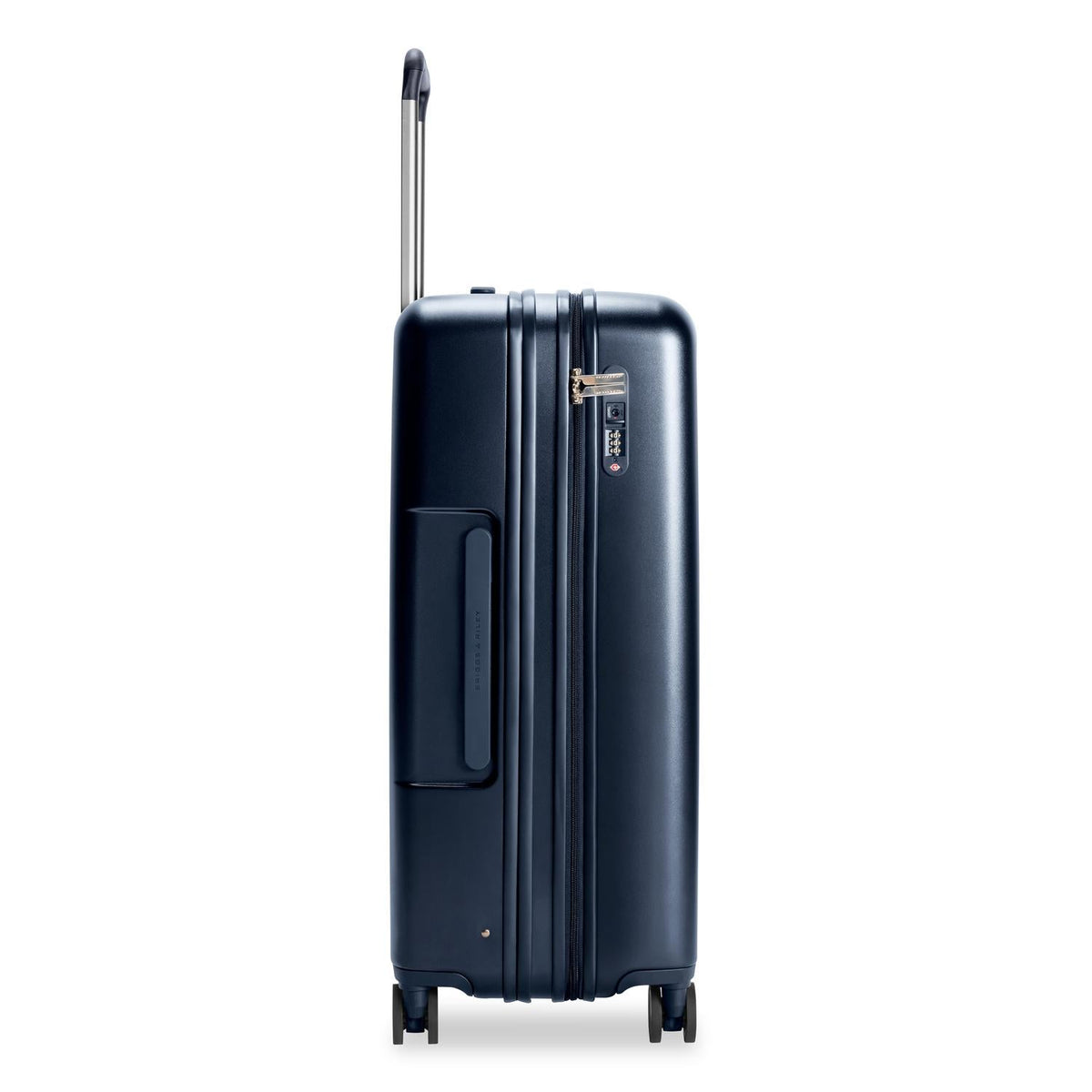 Briggs & Riley Sympatico Large Expandable Spinner in Navy — angle view 3