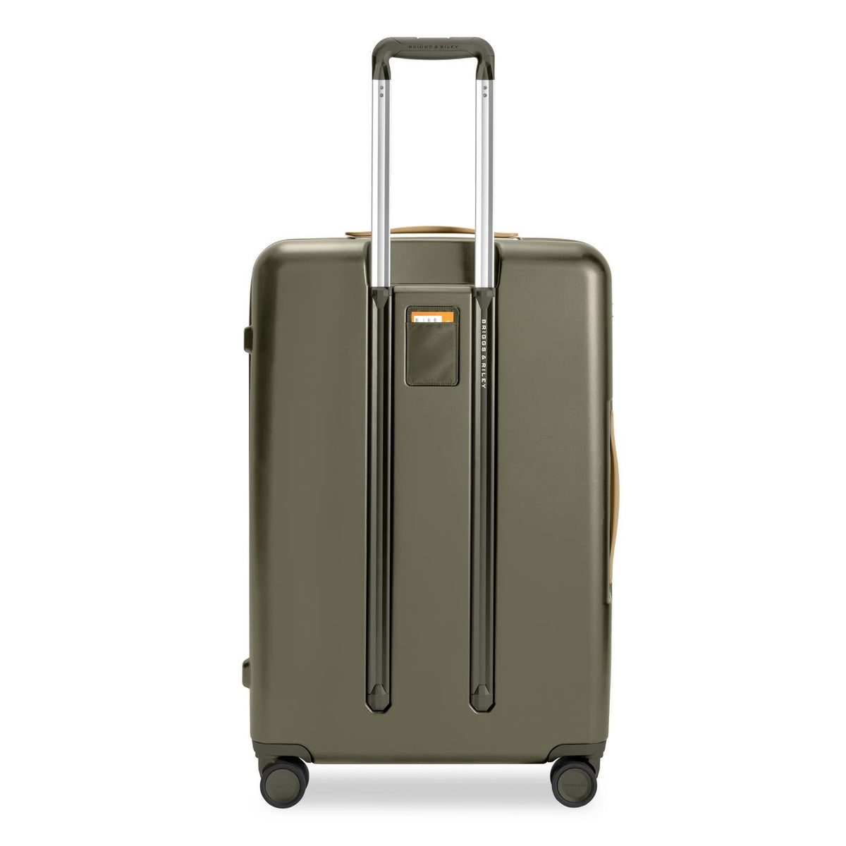 Briggs & Riley Sympatico Large Expandable Spinner in Olive — back view