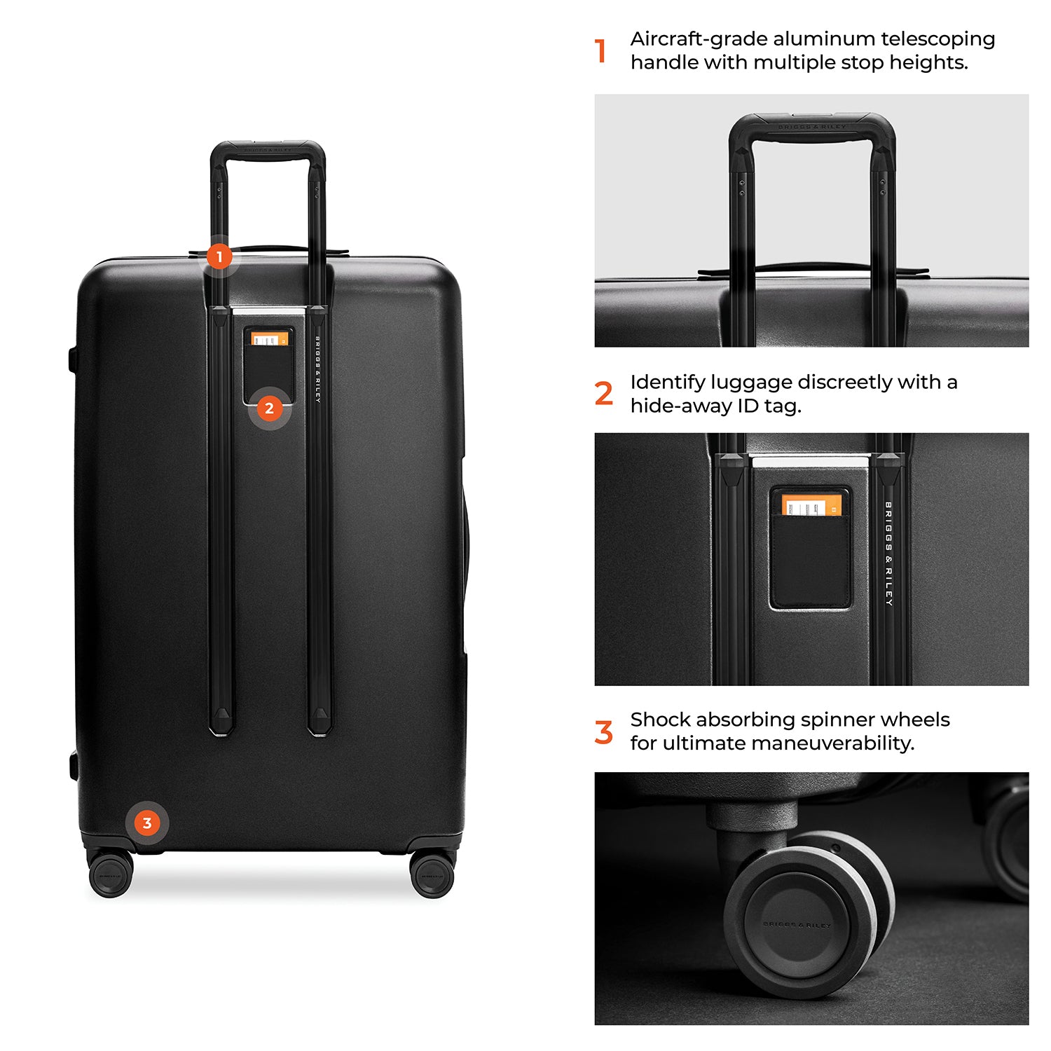 Briggs & Riley Sympatico Extra Large Spinner - Black