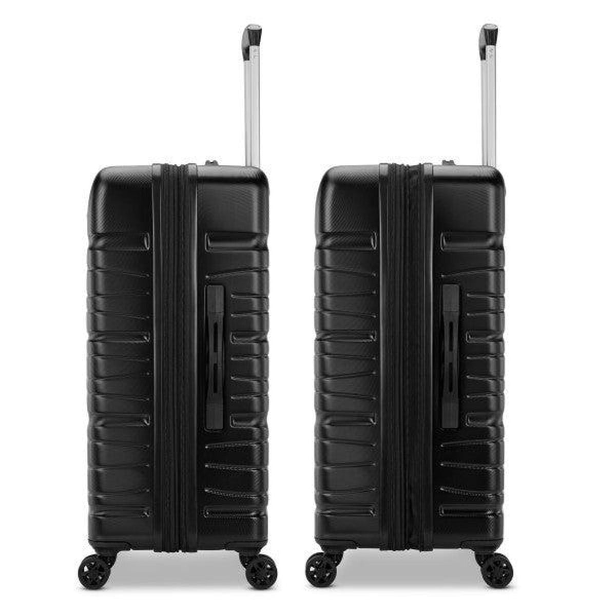 Samsonite Evolve SE Large Hardside Expandable Spinner in Bass Black — side view
