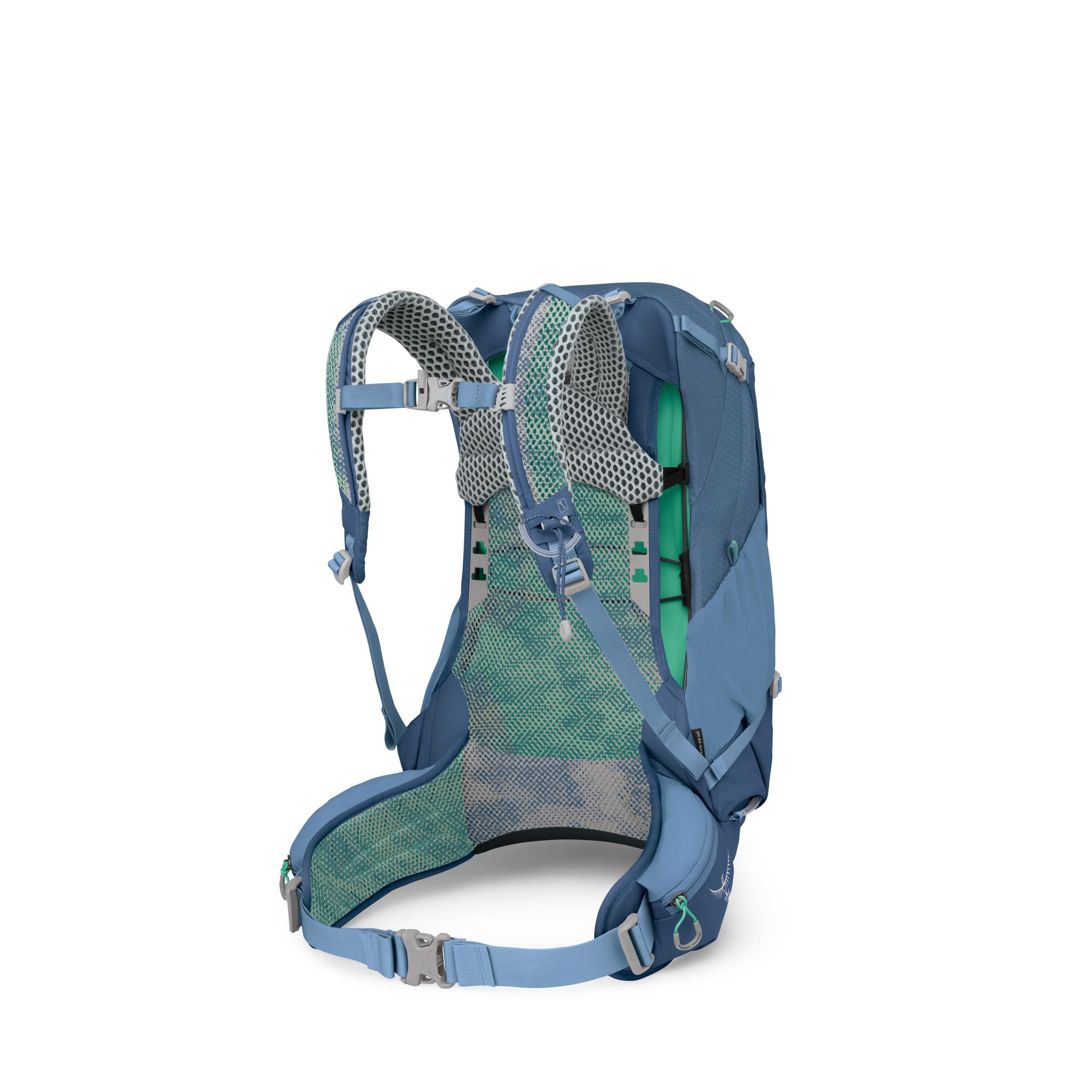Osprey Sirrus 24 Hiking Backpack 24L in Sevres Blue — back view
