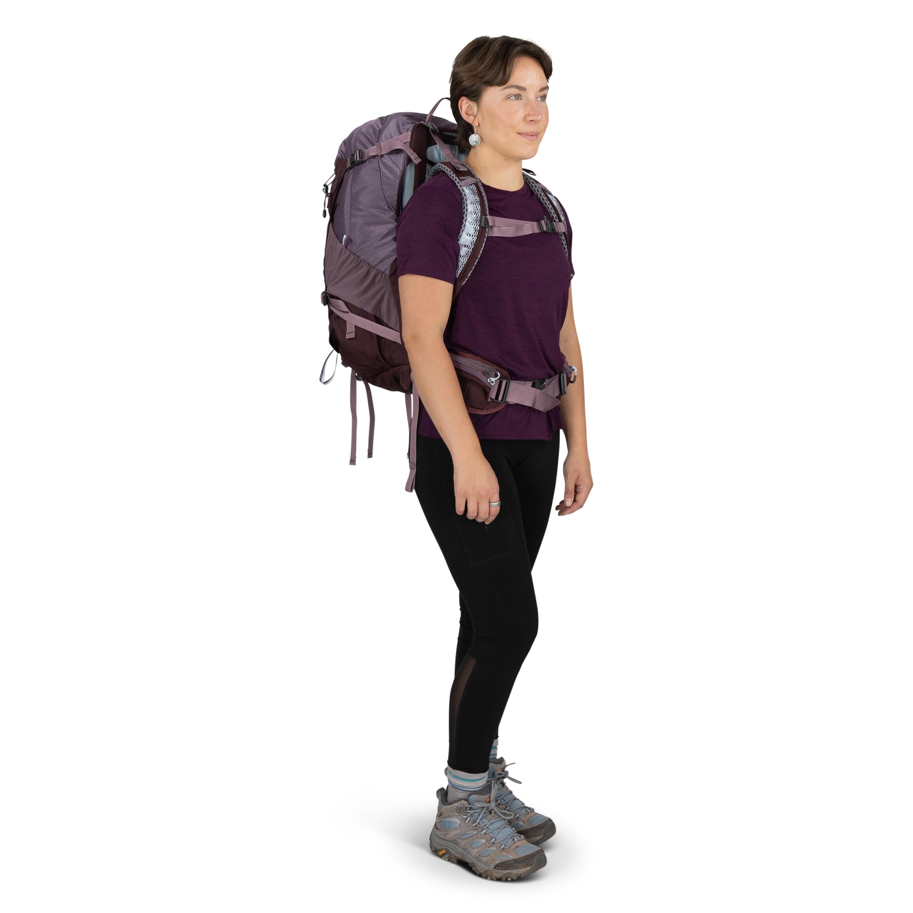 Osprey Sirrus 34 Hiking Backpack 34L in Purple Dusk — lifestyle