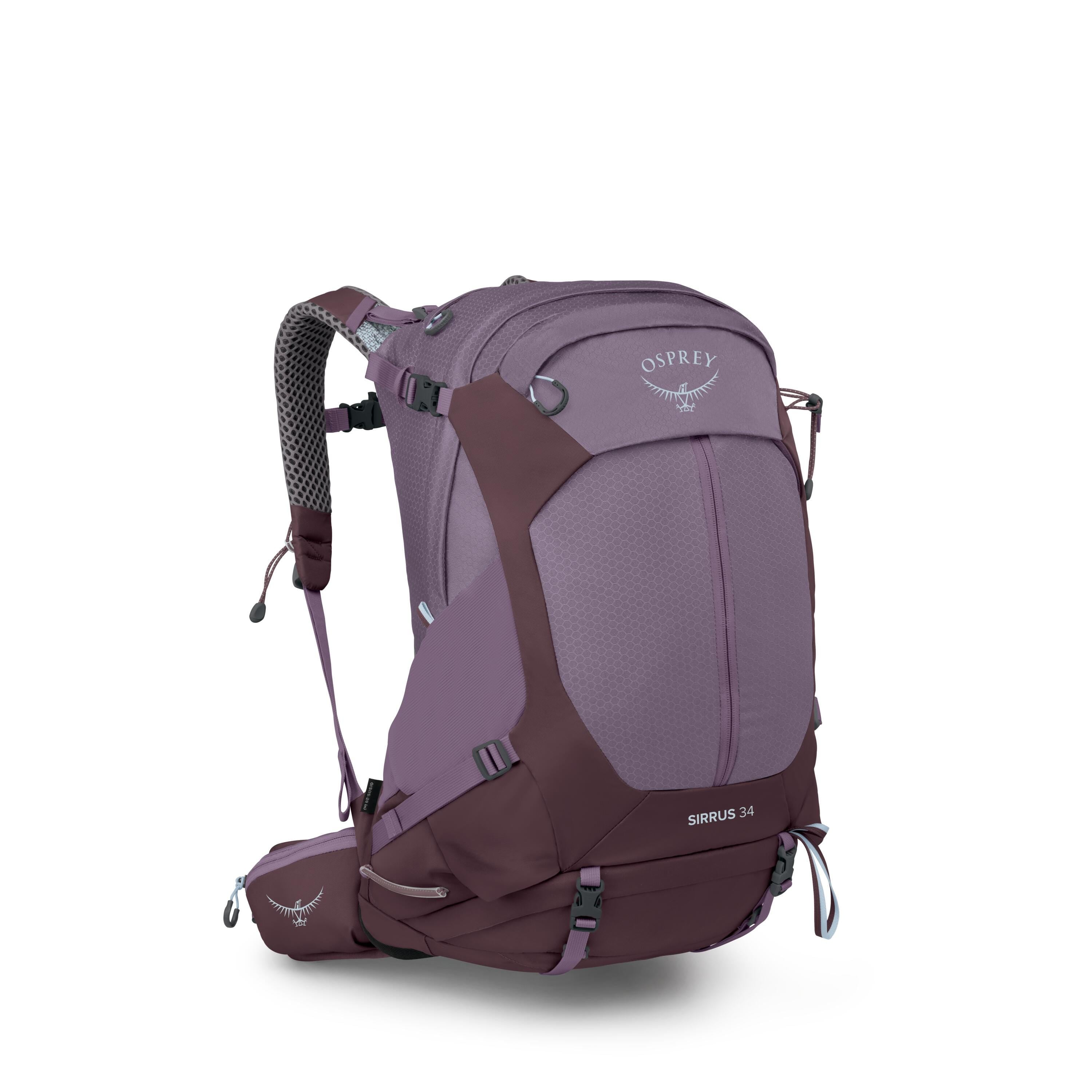 Osprey Sirrus 34 Hiking Backpack 34L in Purple Dusk — angle view 2