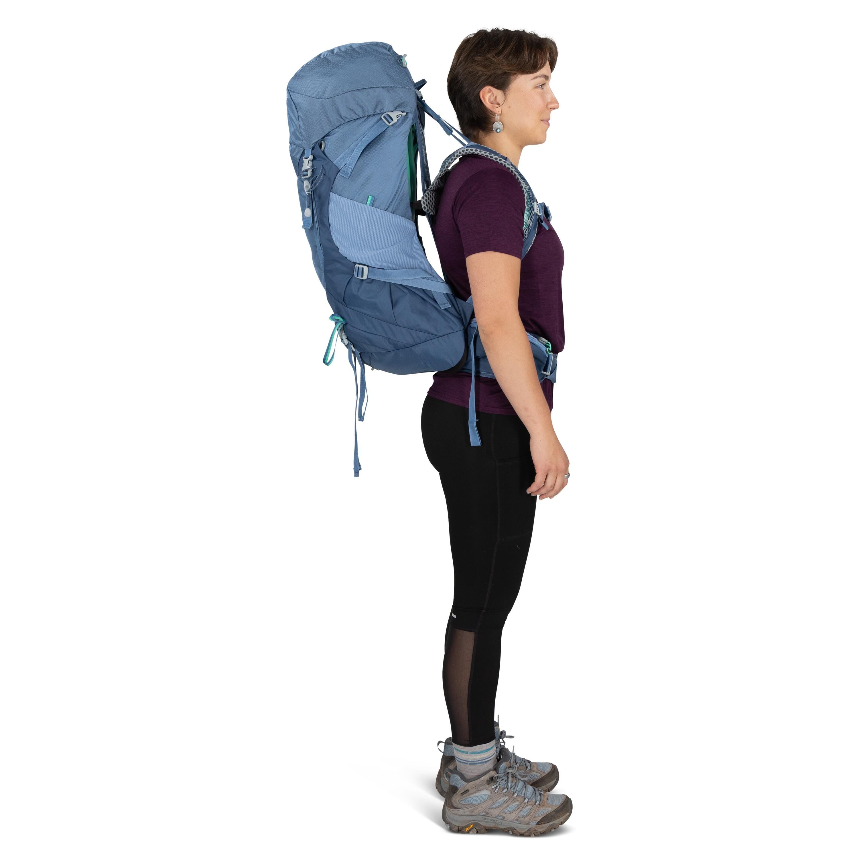 Osprey Sirrus 44 Hiking Backpack 44L in Sevres Blue — lifestyle 2