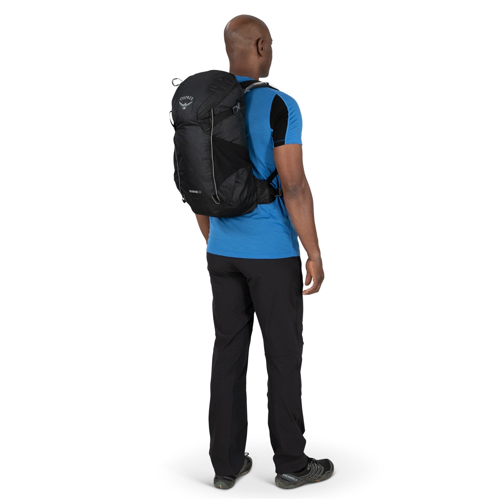 Osprey Skarab 22 Hydration Backpack 22L in Black — lifestyle 2