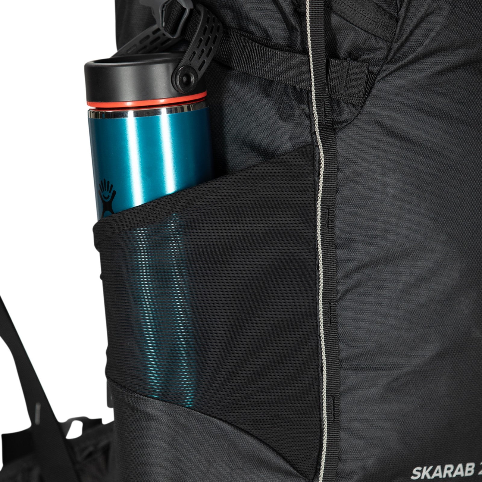 Osprey Skarab 22 Hydration Backpack 22L in Black — detail view