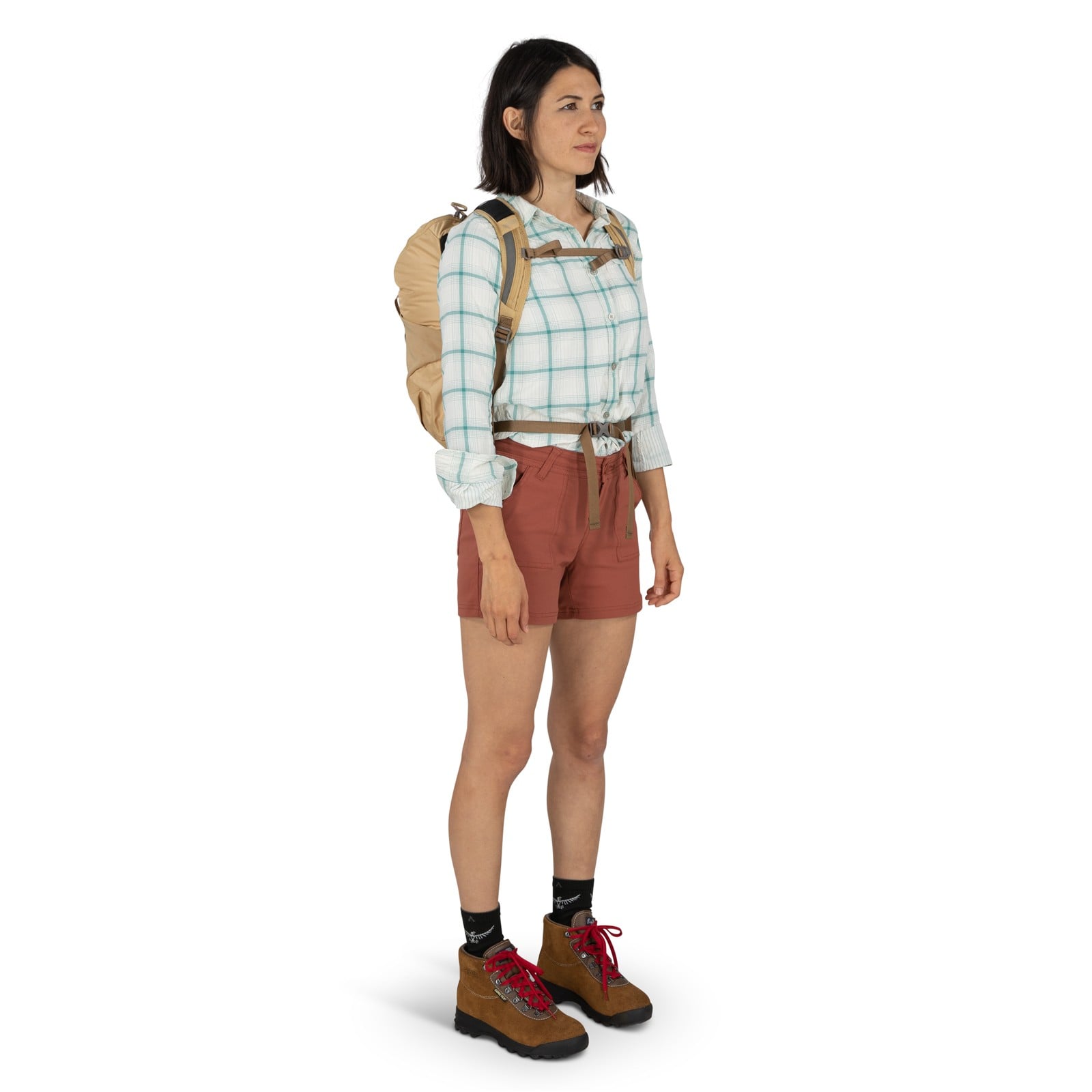 Osprey Skimmer 16 Hydration Backpack 16L in Coyote Brown — lifestyle