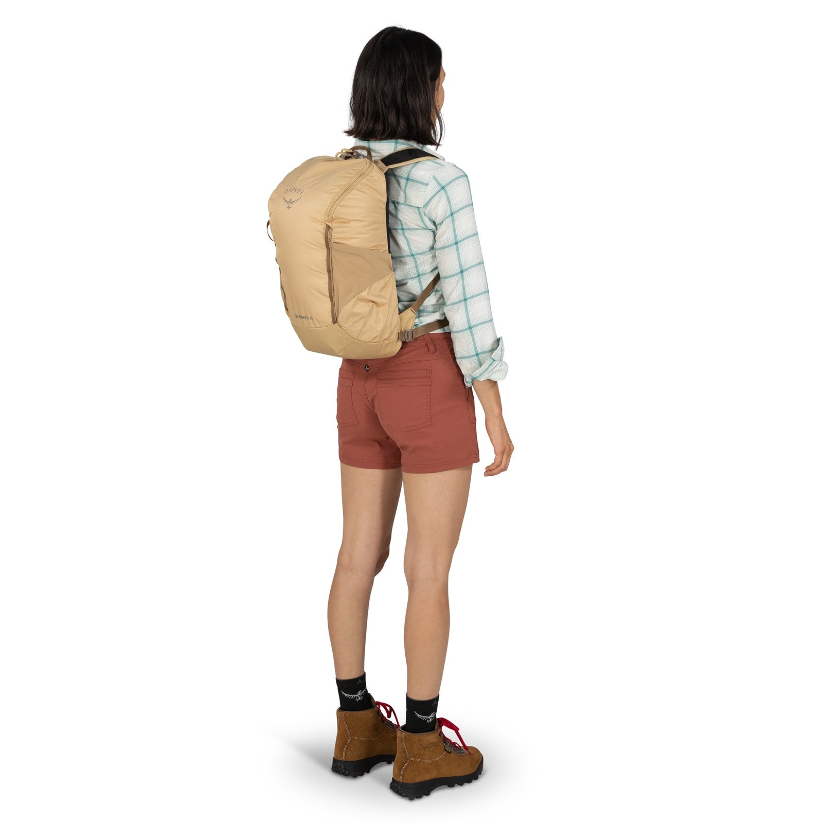 Osprey Skimmer 16 Hydration Backpack 16L in Coyote Brown — lifestyle 2