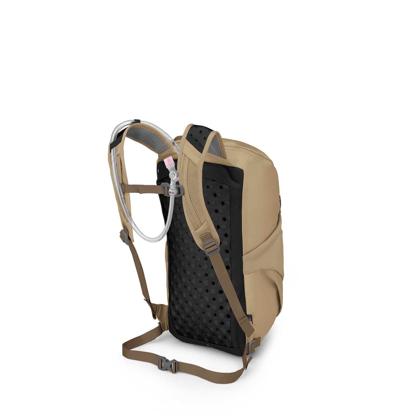 Osprey Skimmer 16 Hydration Backpack 16L in Coyote Brown — angle view 3
