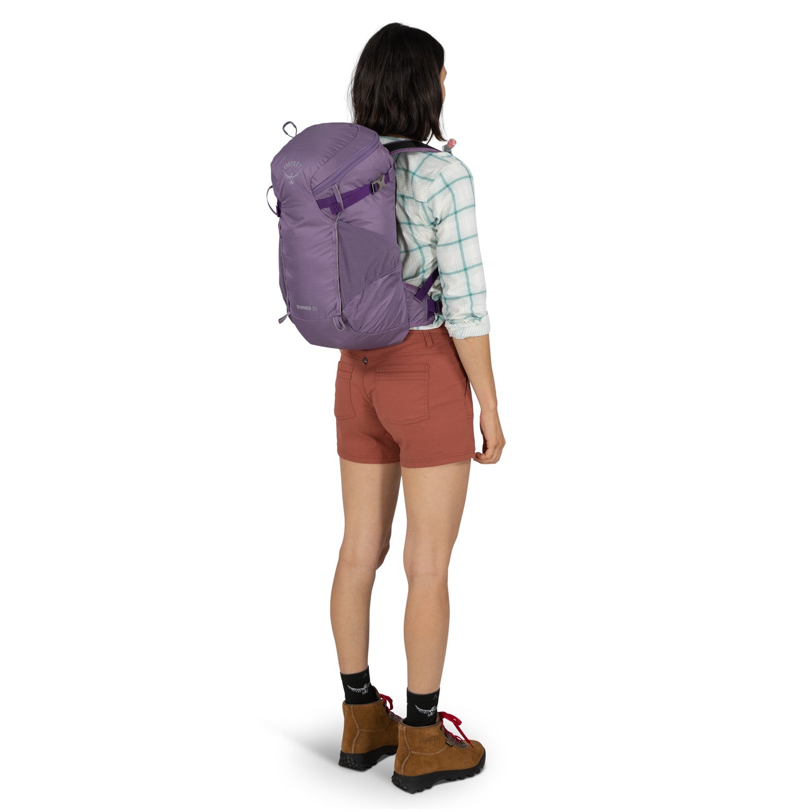 Osprey Skimmer 20 Hydration Backpack 20L in Purpurite Purple — lifestyle