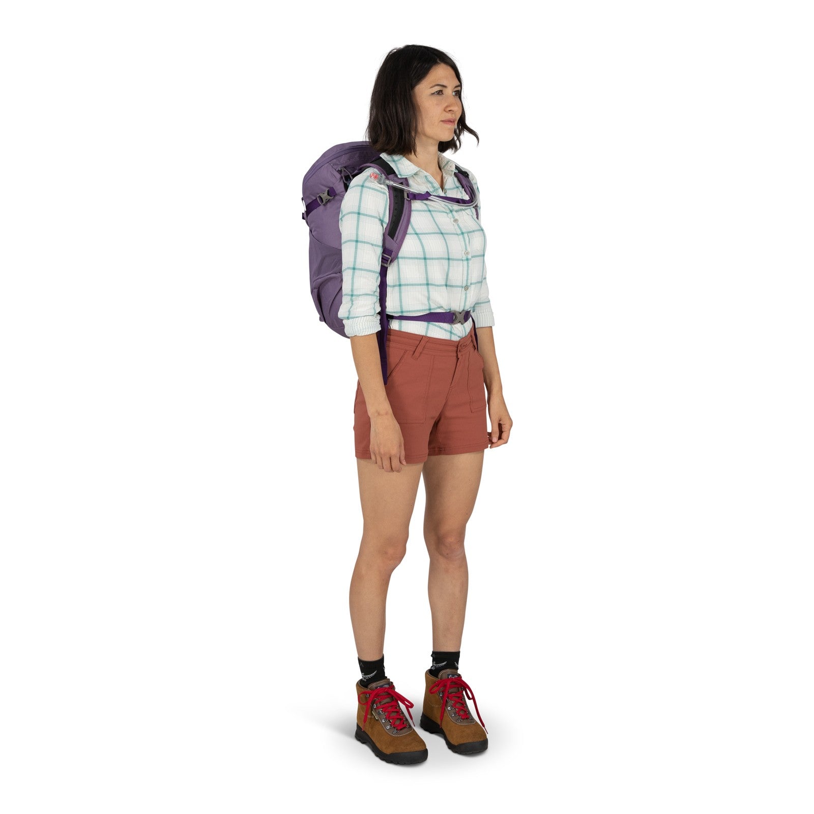 Osprey Skimmer 20 Hydration Backpack 20L in Purpurite Purple — lifestyle 2