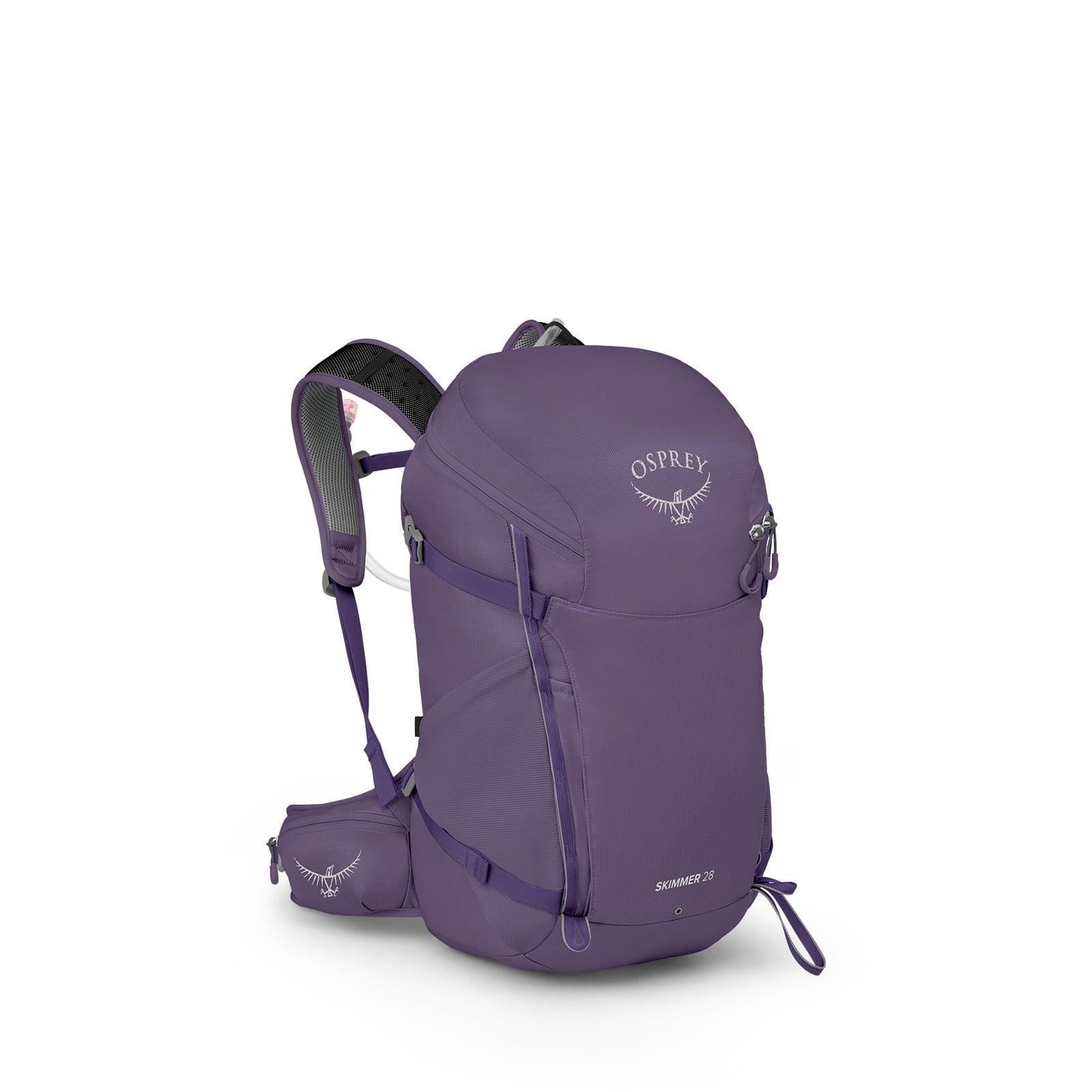 Osprey Skimmer 28 Hydration Backpack 28L in Purpurite Purple — angle view 2