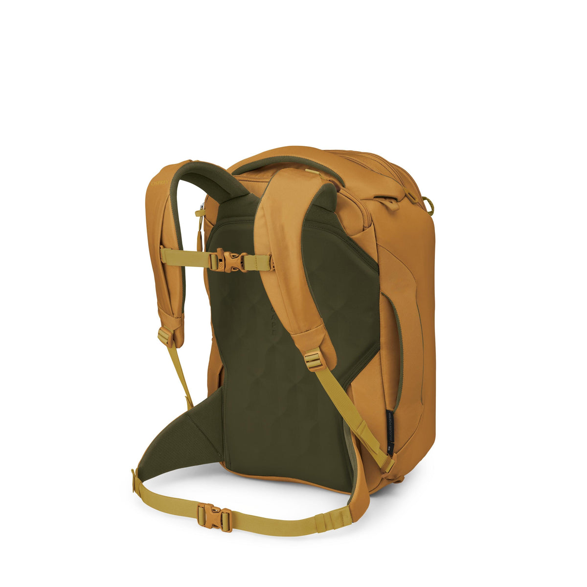 Osprey Sojourn Porter Travel Pack Carry-On-30L in Barley Brown — back view
