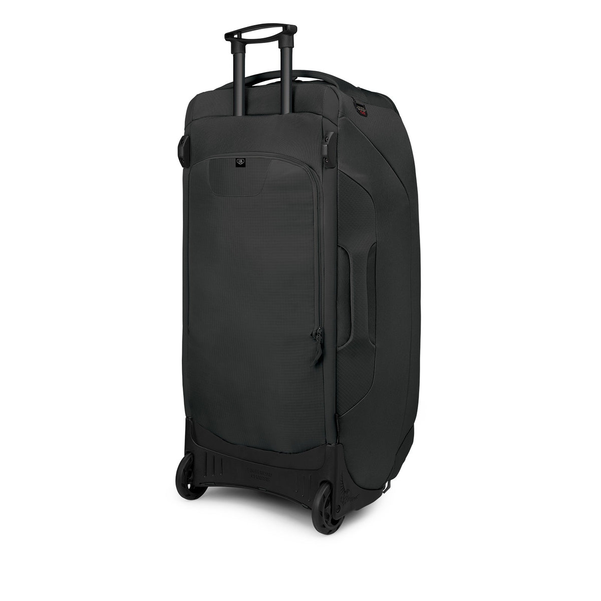 Osprey Sojourn Shuttle Wheeled Duffel 36"/130L in Black — back view