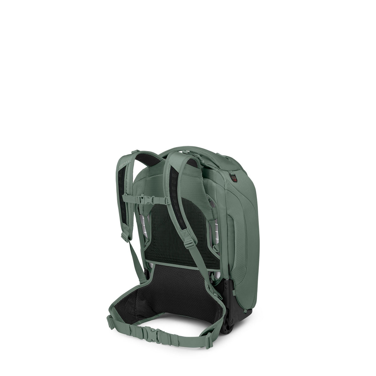 Osprey Sojourn Wheeled Travel Pack 22"/45L in Koseret Green — back view 2