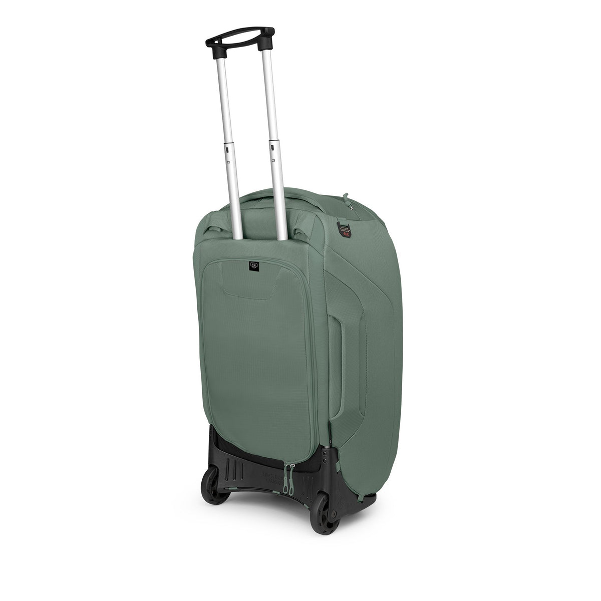 Osprey Sojourn Wheeled Travel Pack 25"/60L in Koseret Green — back view