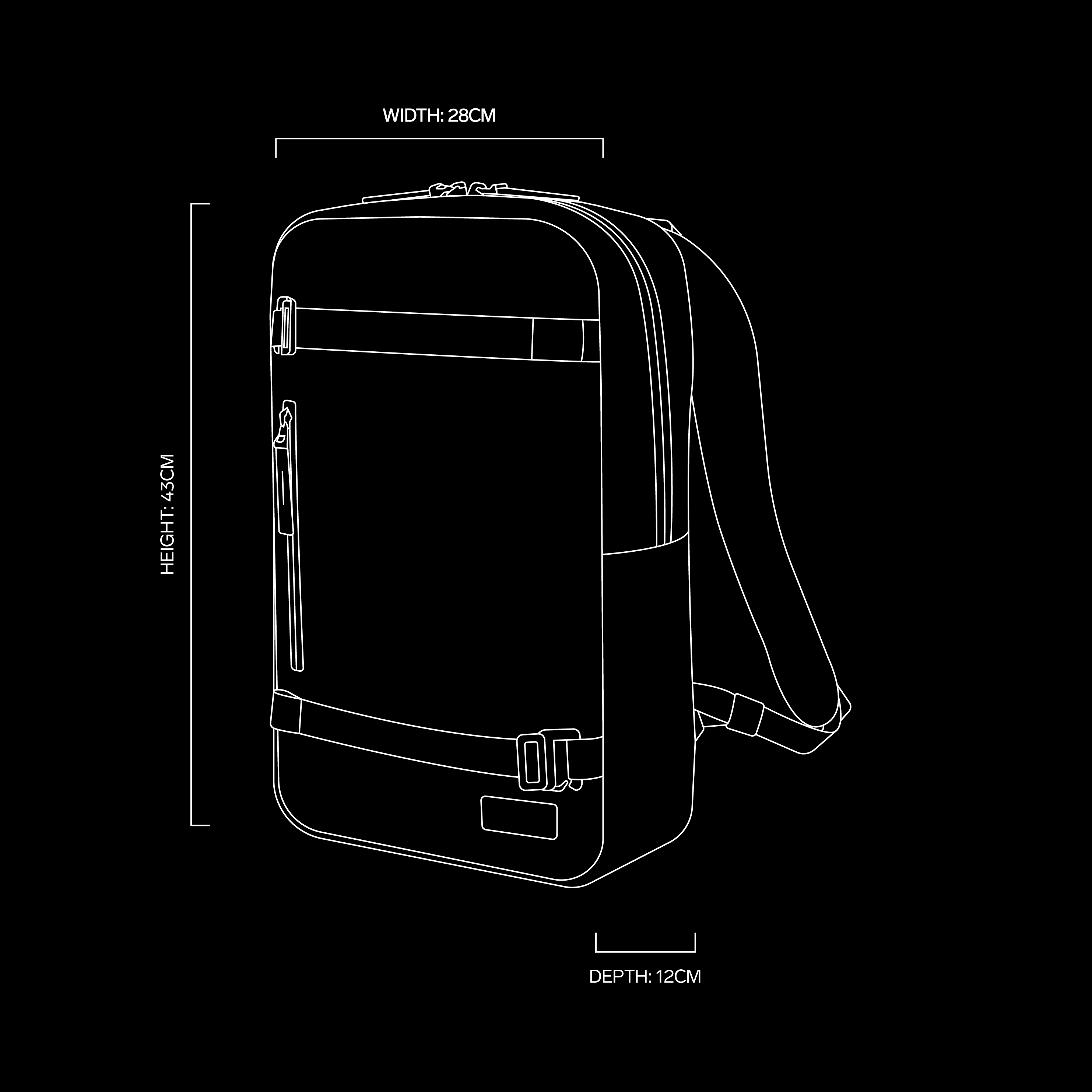 Db Journey Daypack 17L — size guide