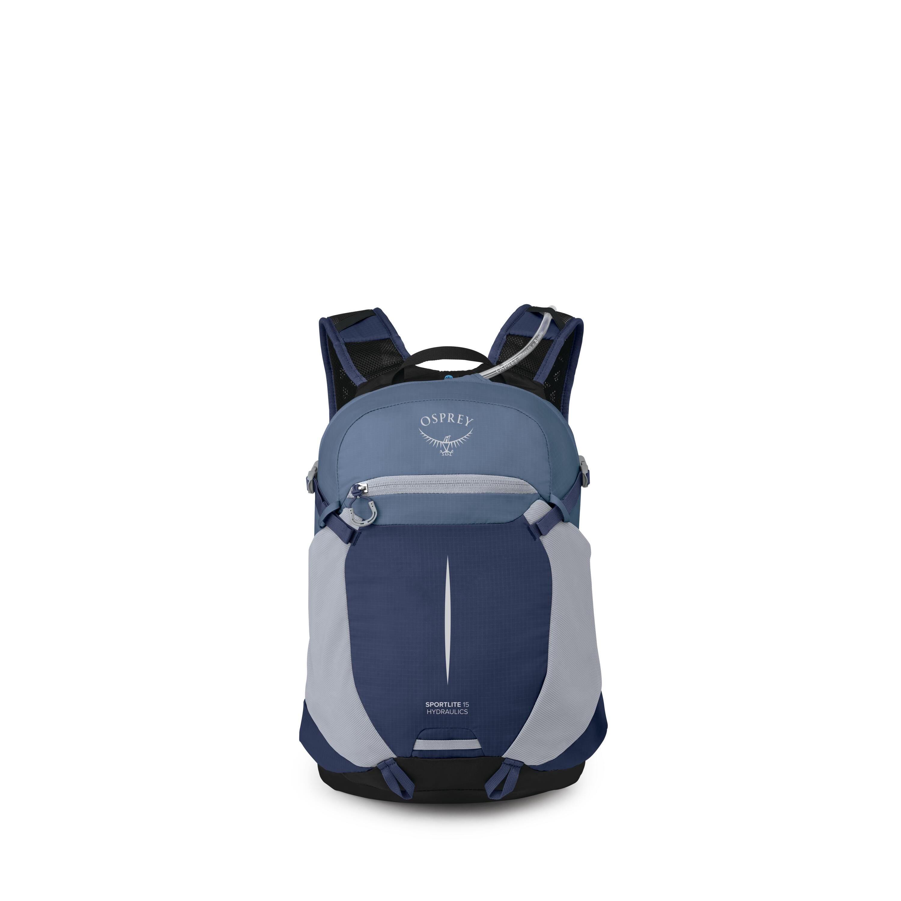 Osprey Sportlite 15 Hydraulics Hiking Hydration Backpack 15L in Serenity Blue — front view