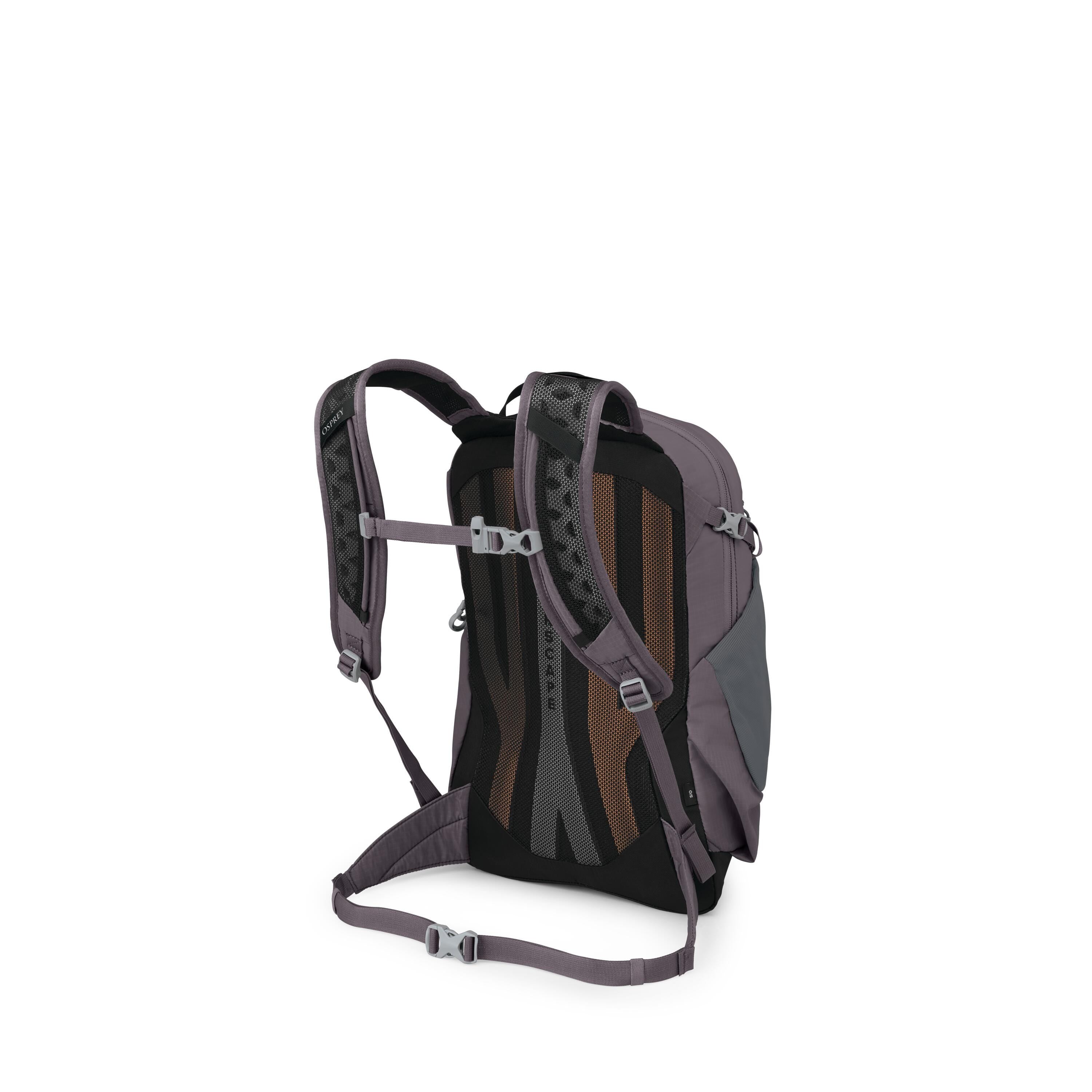 Osprey Sportlite 15 Hiking Backpack 15L in Graphite Purple — back view
