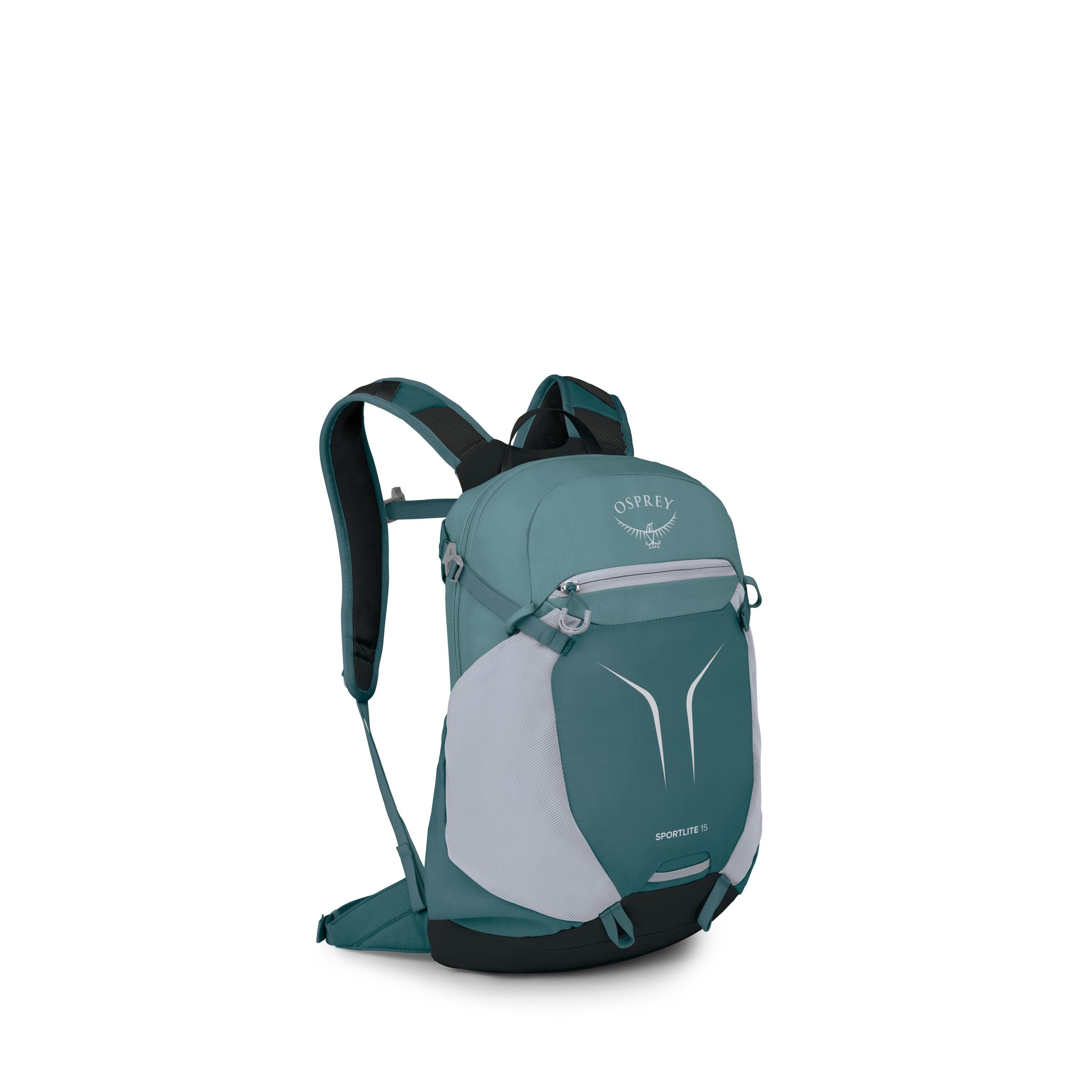 Osprey Sportlite 15 Hiking Backpack 15L in Torrent Blue — angle view 2