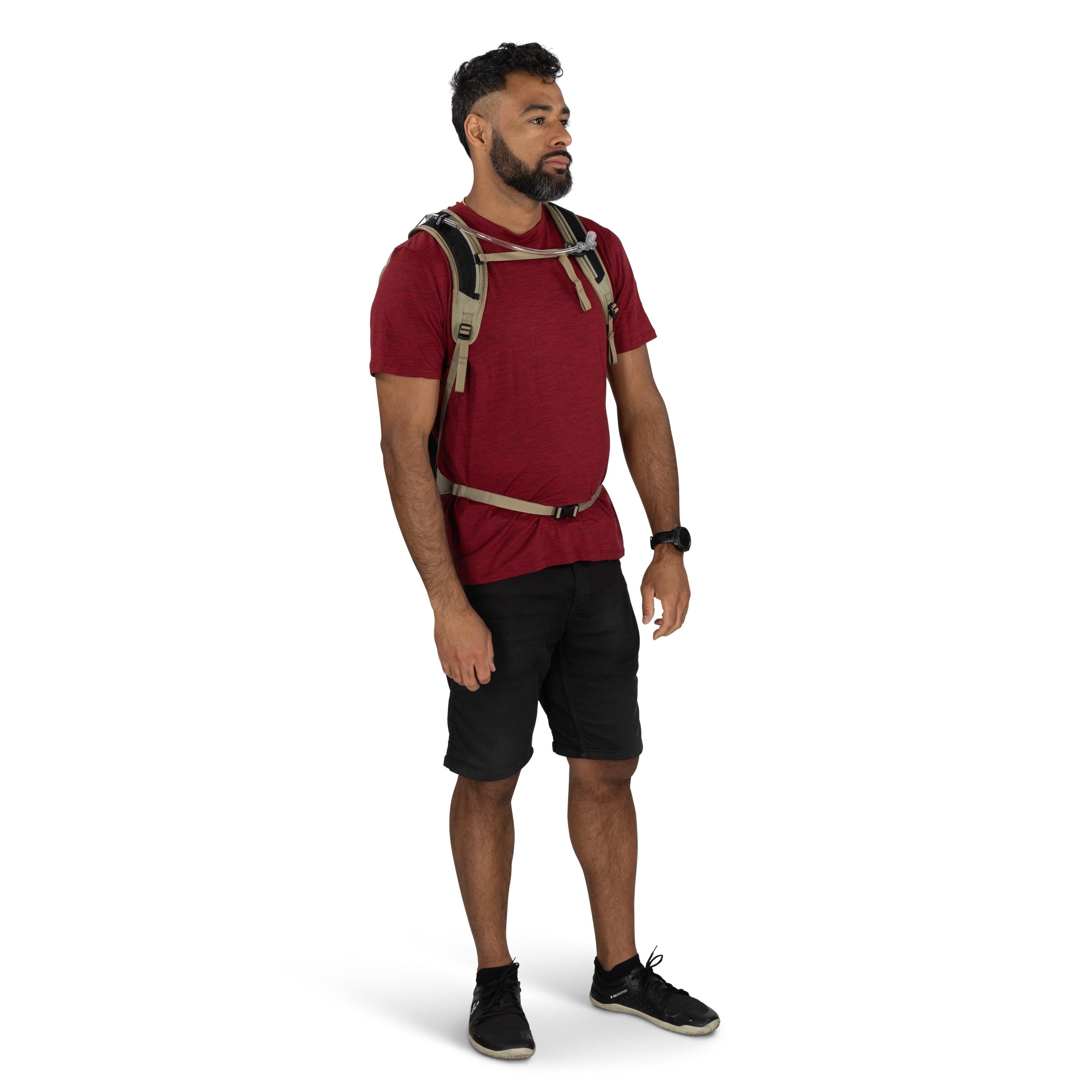 Osprey Sportlite 20 Hydraulics Hiking Hydration Backpack 20L in Olive Tan — lifestyle